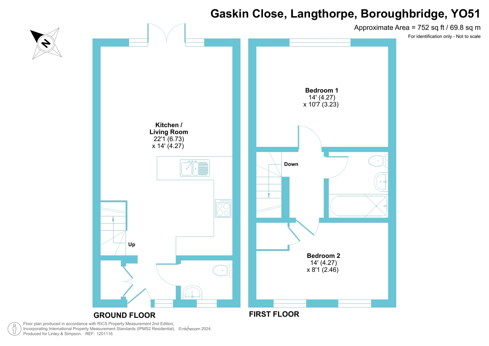29, Gaskin Close, Boroughbridge floorplan