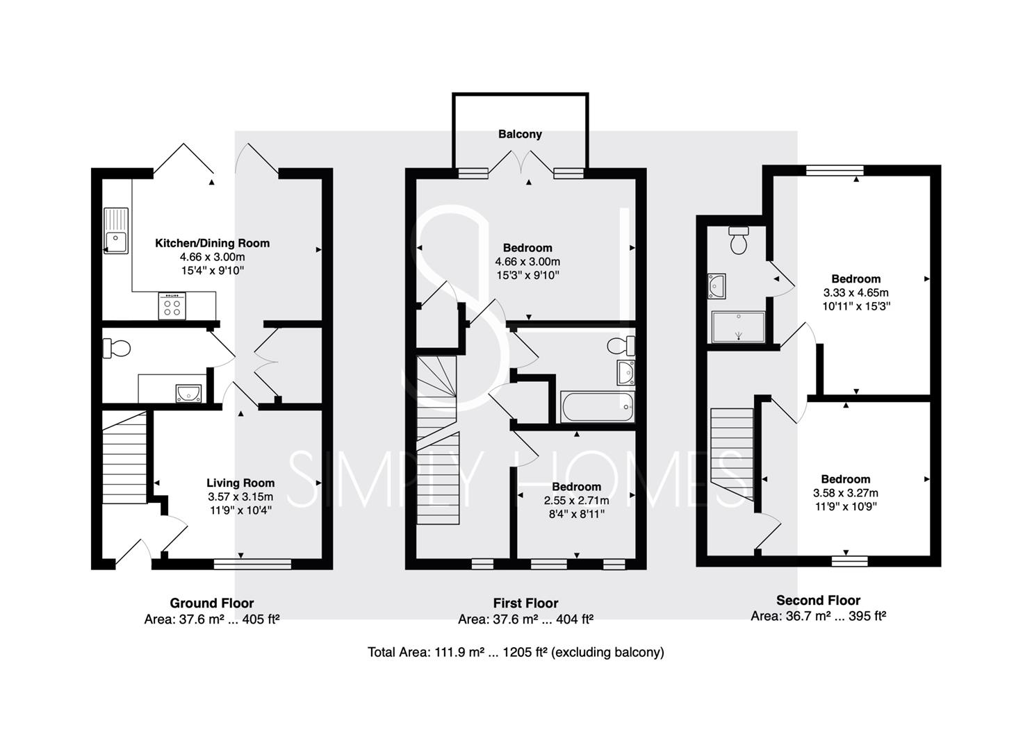 4, Chambers Street, Hertford floorplan
