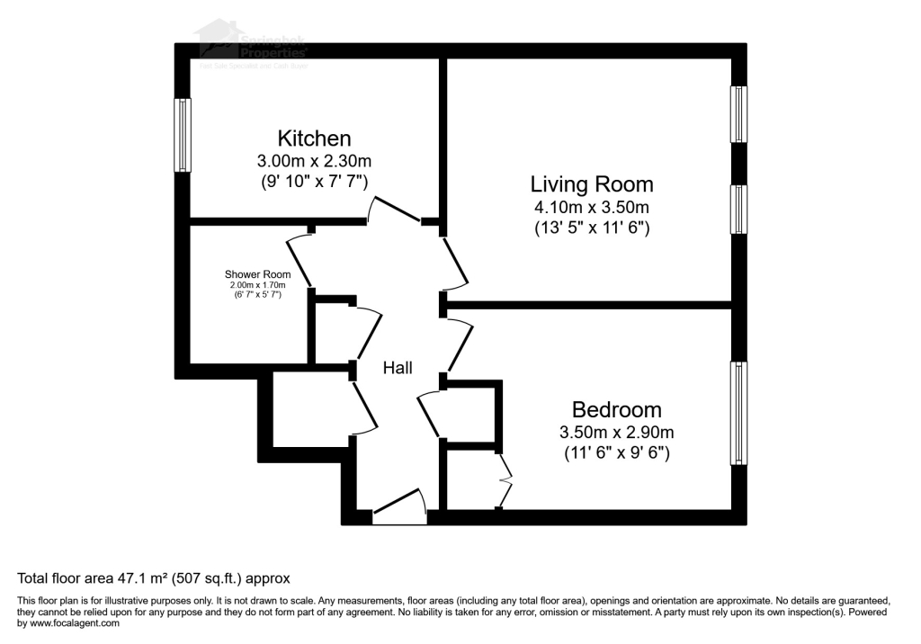 83, Hasbury Road, Birmingham floorplan