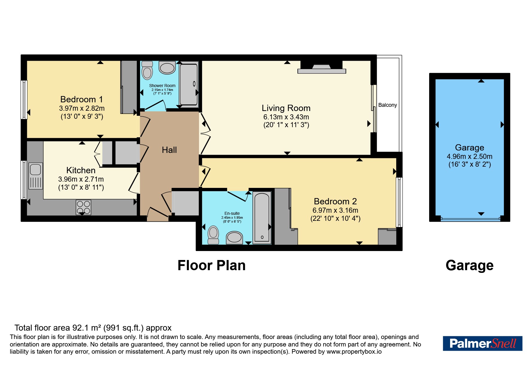 Flat 9, Beaufort House, 39, West Cliff Road, Bournemouth floorplan
