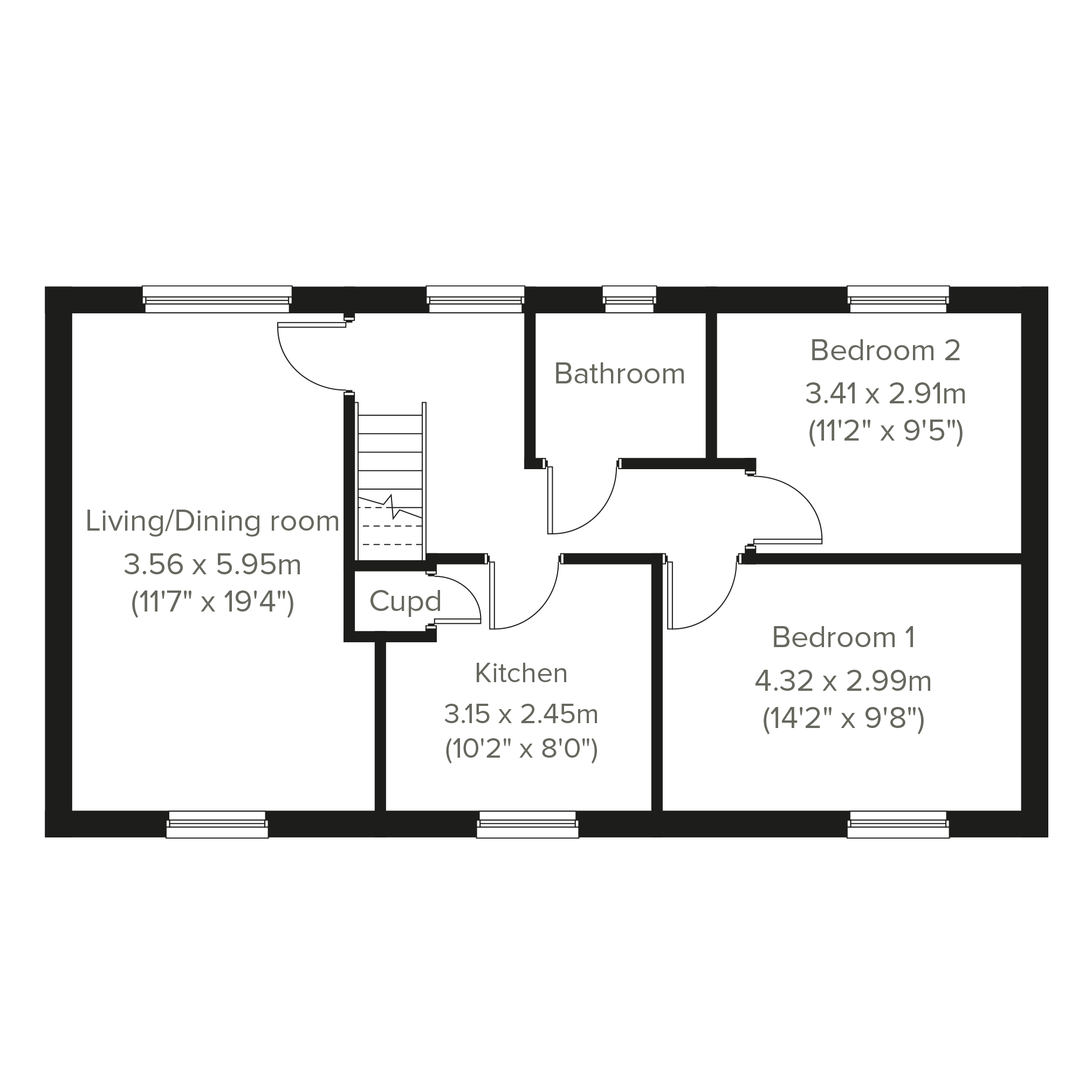 241, Penllergaer, Swansea floorplan