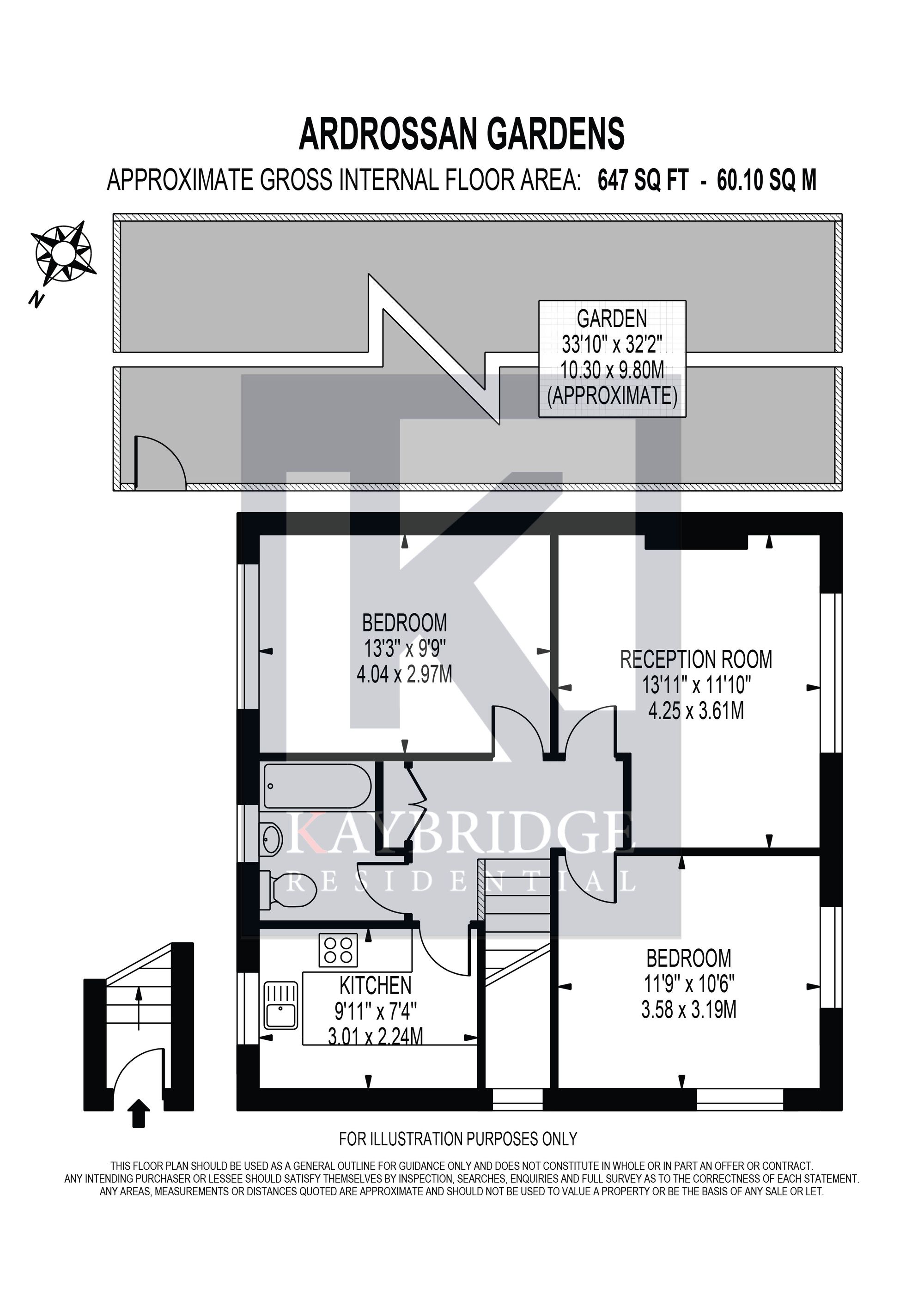 183 Ardrossan Gardens, Worcester Park floorplan