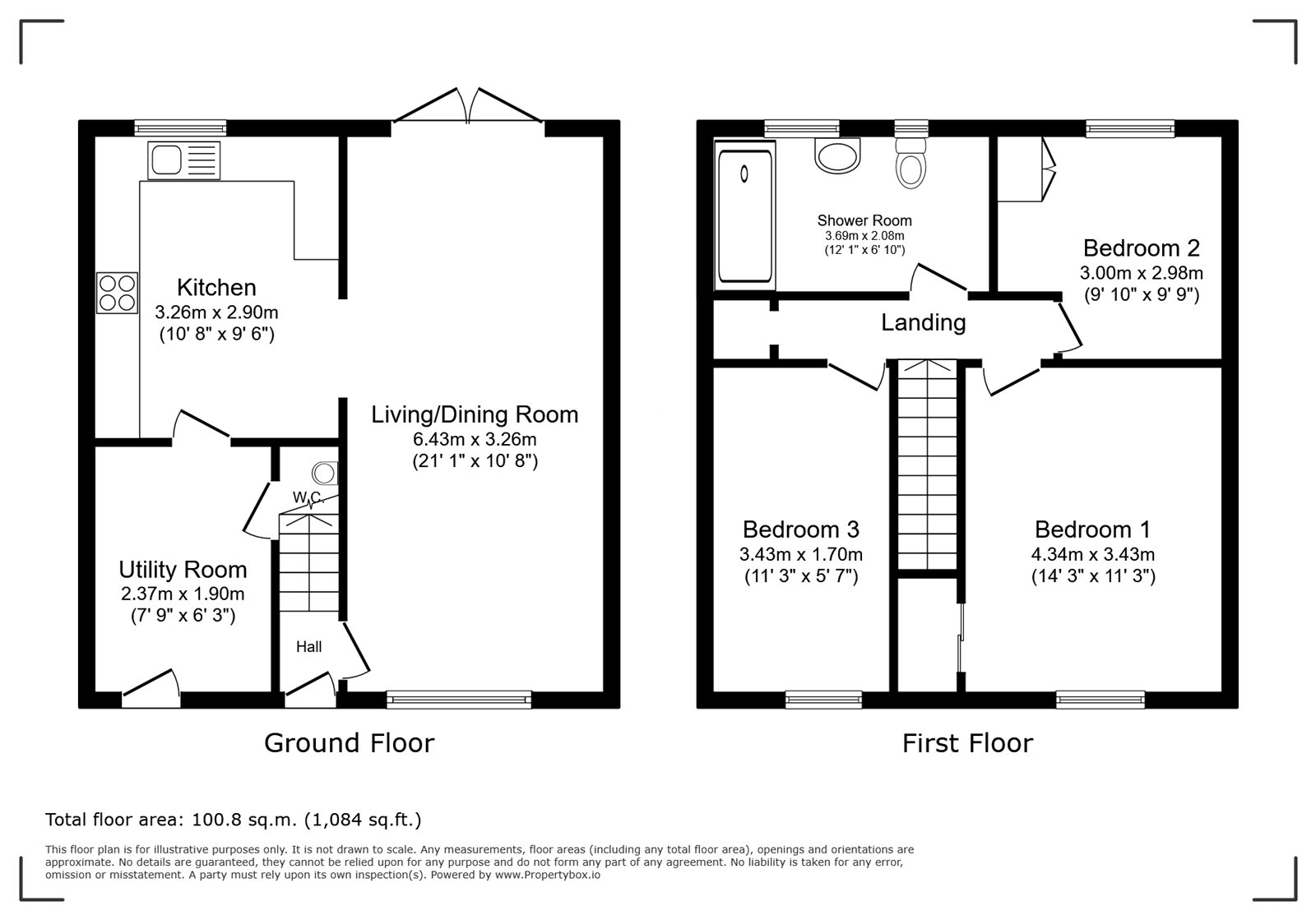 43, Kingston Road, Surrey floorplan