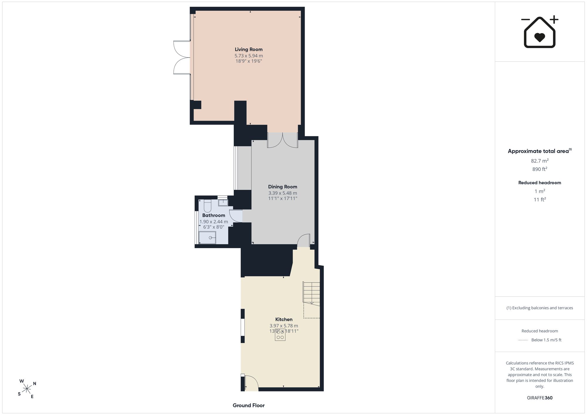 The Paddock, Swansea floorplan