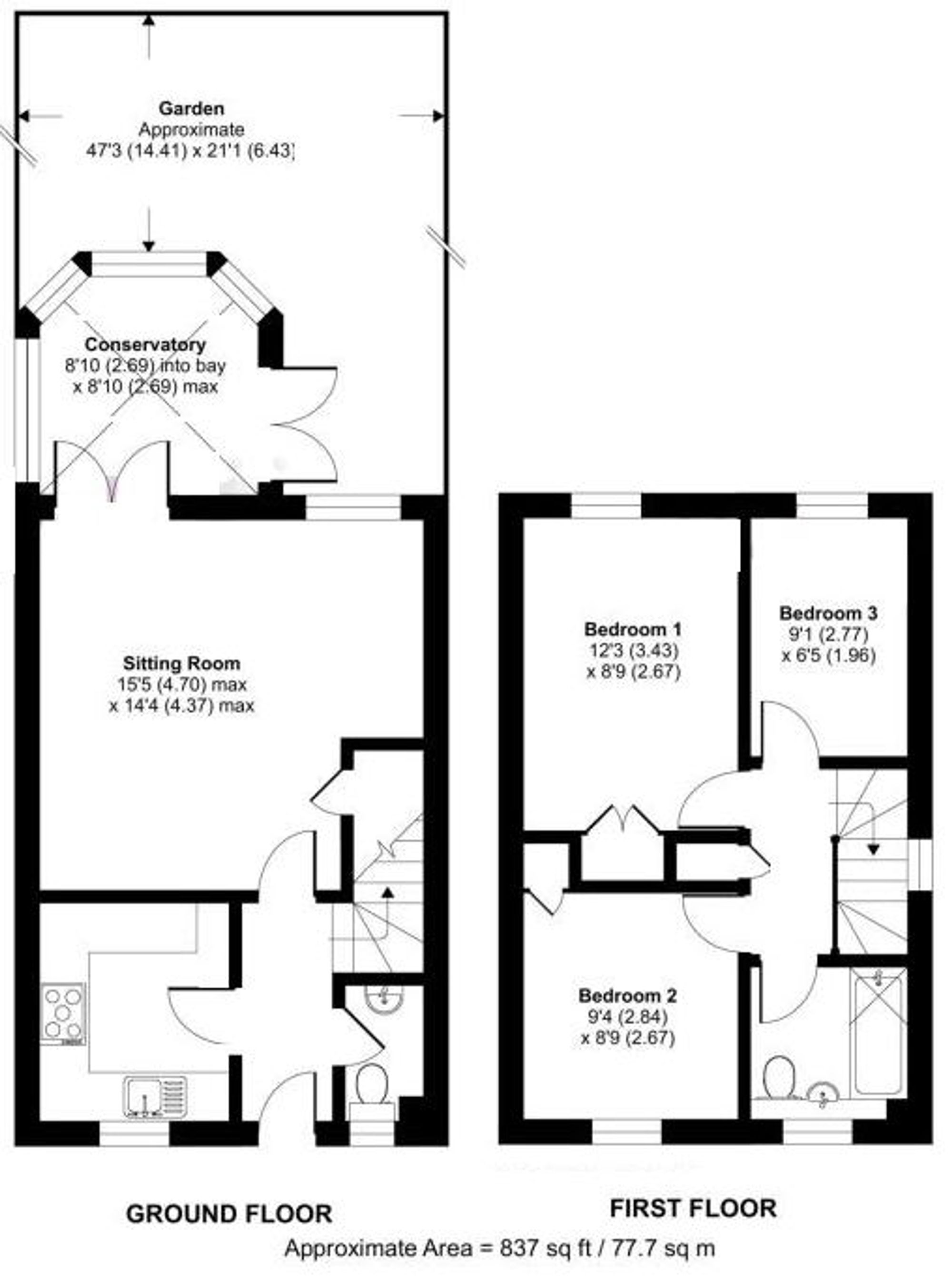 Blenheim Way, Southmoor OX13, 3 bedroom end terrace house for sale