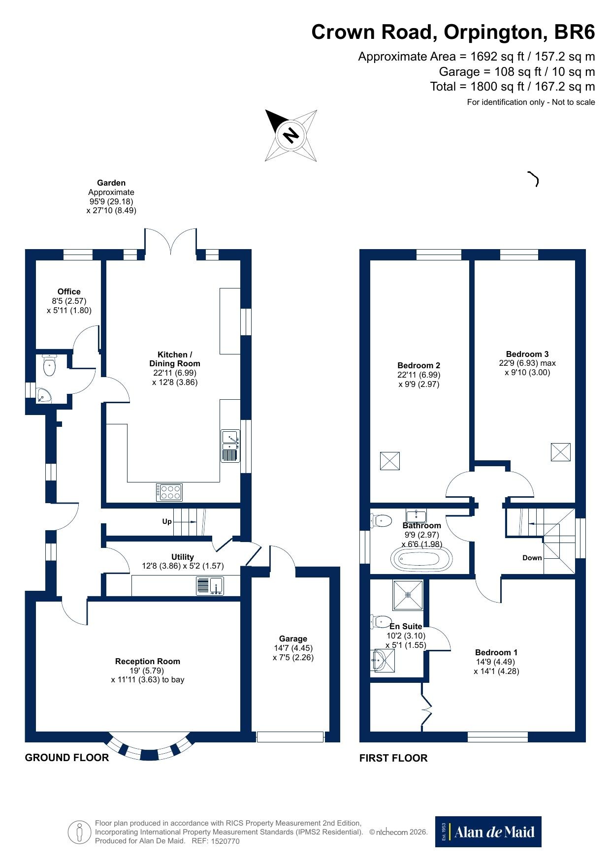 11, Crown Road, Kent floorplan