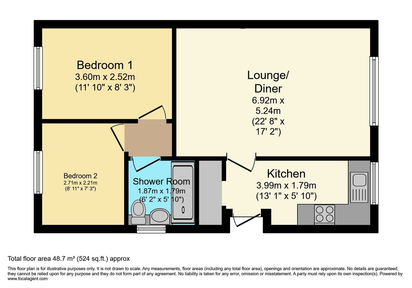 11, Hopes Farm Mount, Leeds floorplan