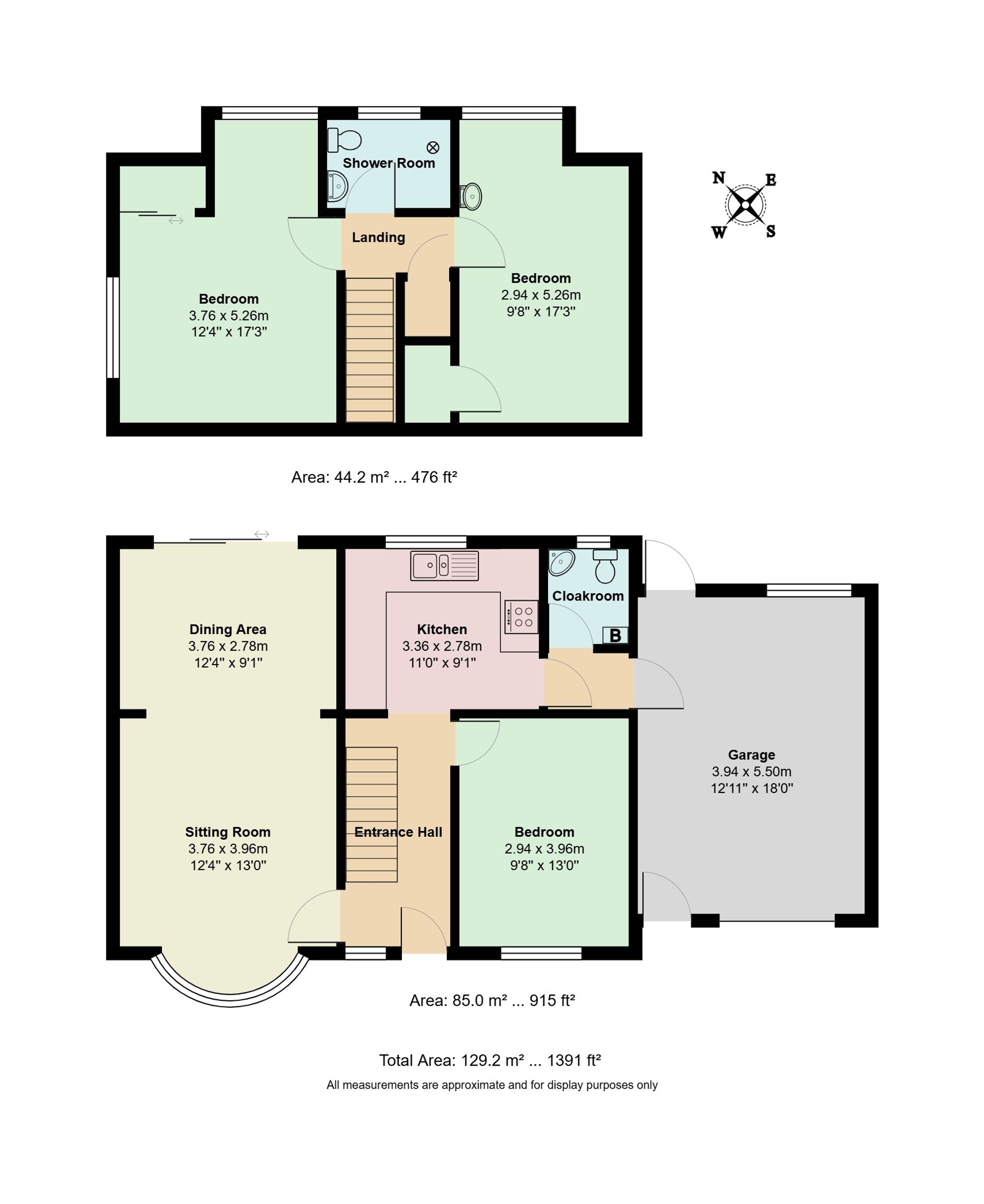 13 Fairfields, Saxmundham floorplan