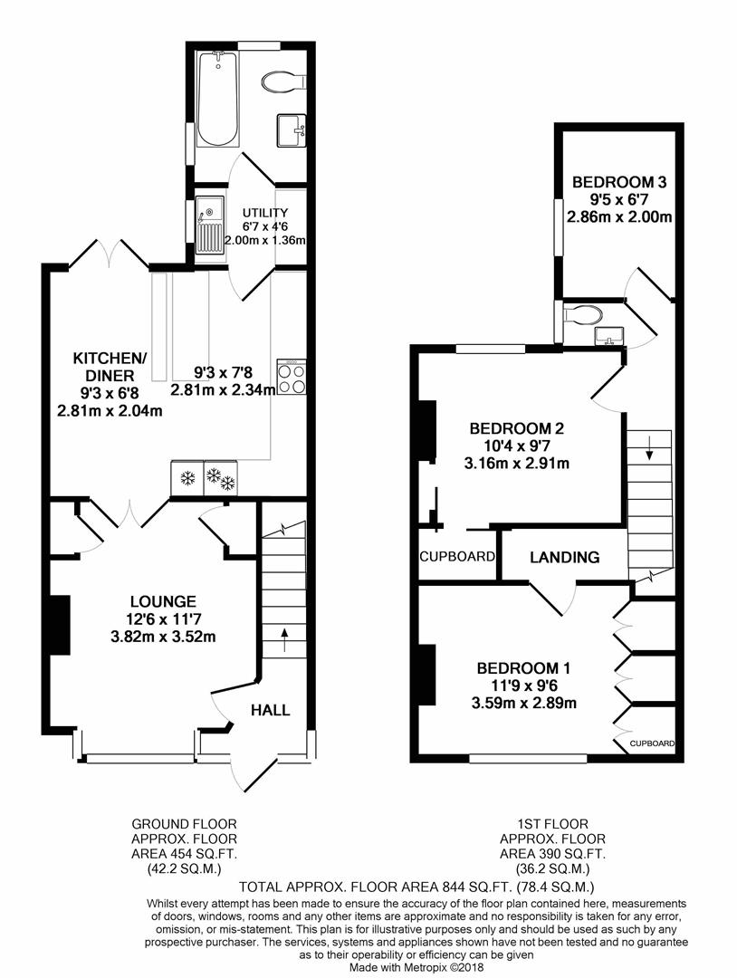 3 Bedrooms Terraced house to rent in Shortlands Road, Sittingbourne ME10