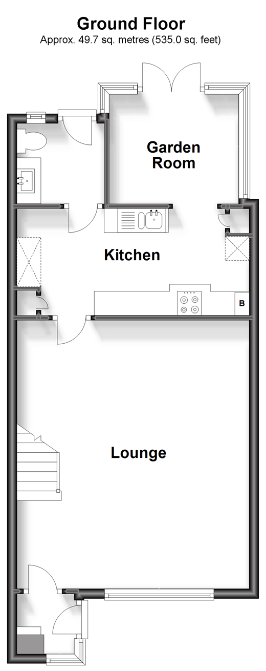 Millfield, New Ash Green, Longfield, Kent DA3, 3 bedroom end terrace