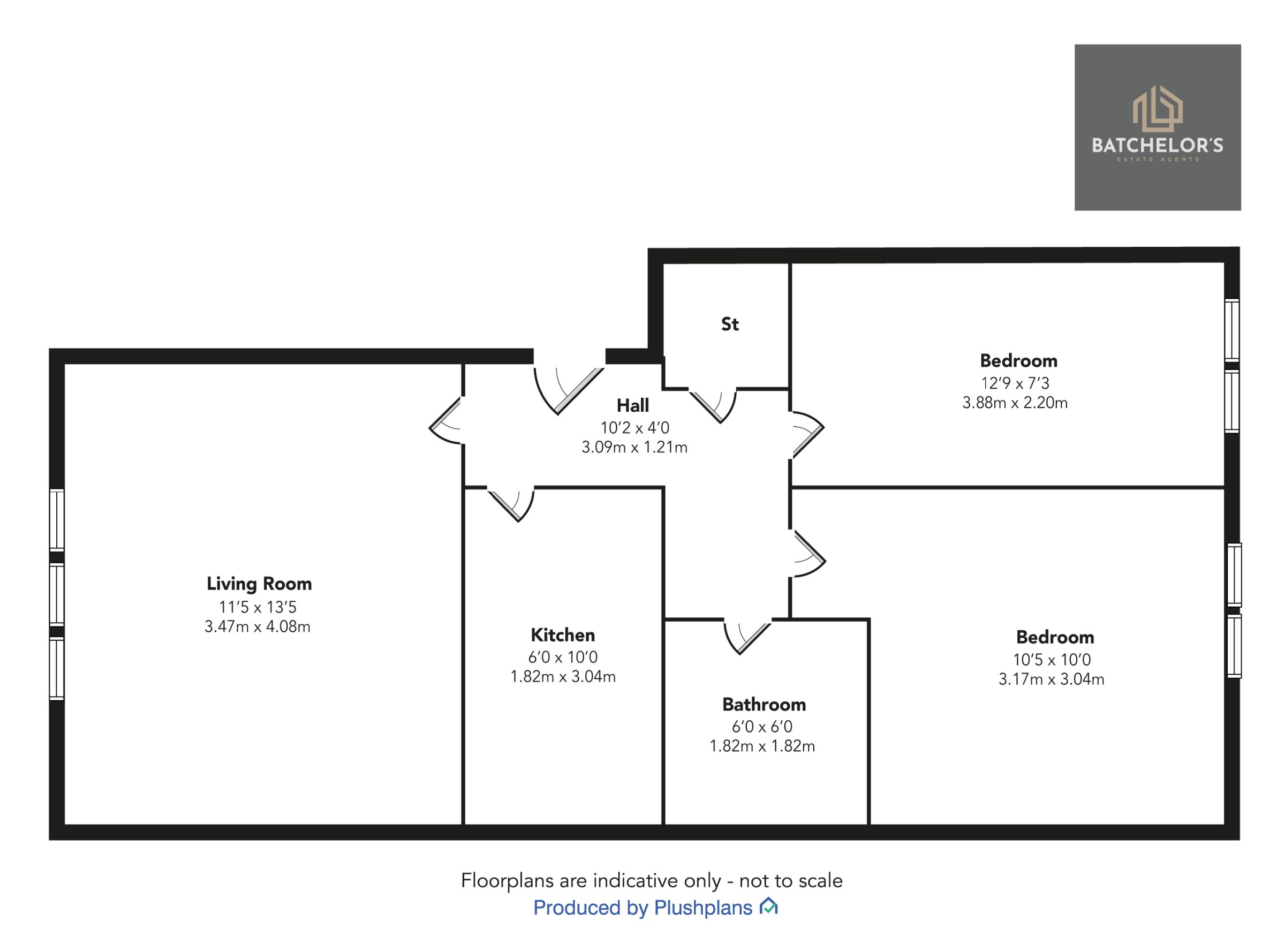 Flat 1/2, 455 Old Shettleston Road, Glasgow floorplan