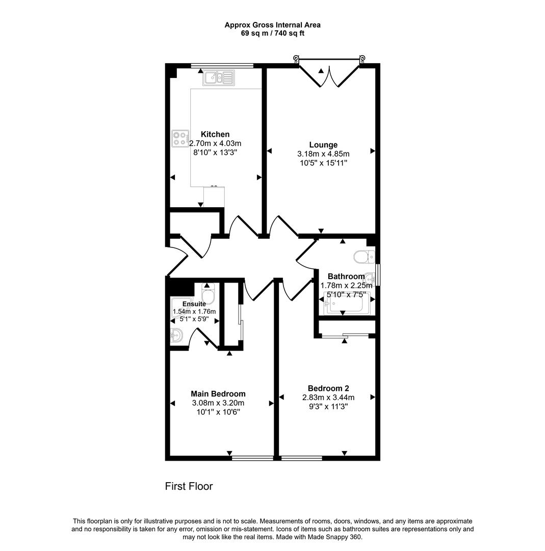 1 Sandy Court, Sandy Road, Carluke floorplan