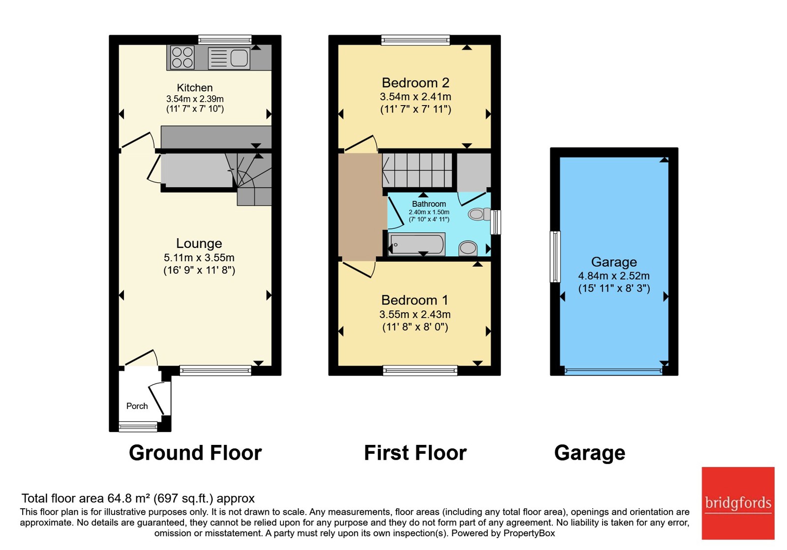16, Natty Fields Close, West Yorkshire floorplan