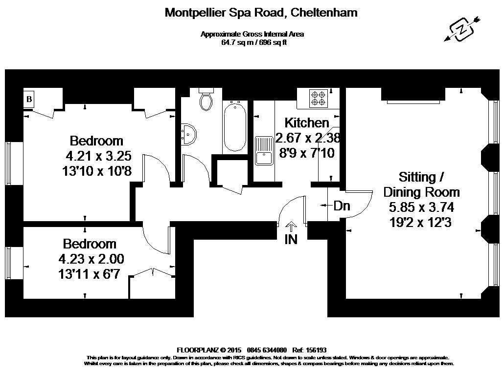 2 Bedrooms Flat to rent in Montpellier Spa Road, Cheltenham GL50