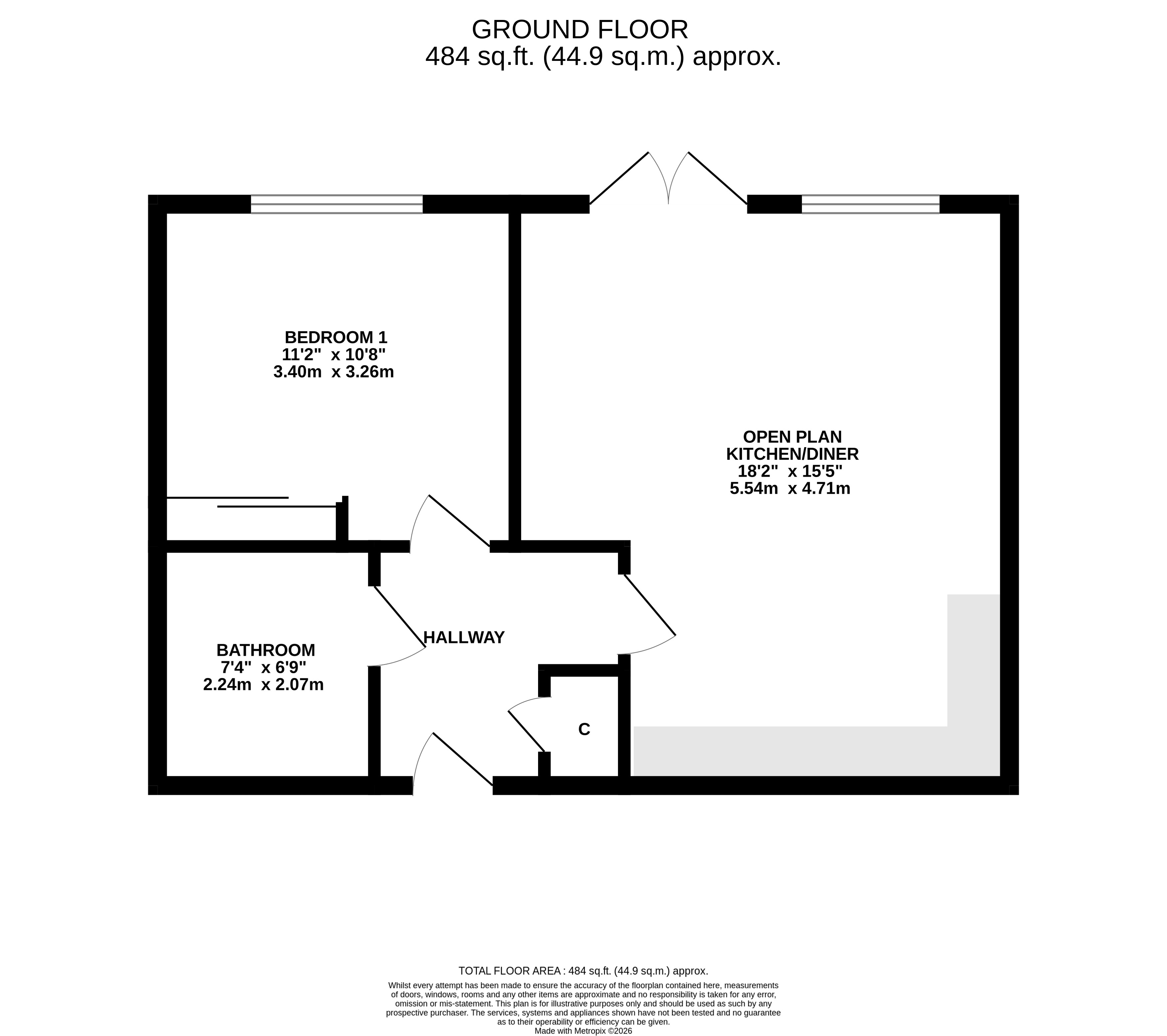 Apartment 3, Waterside View,, Harrogate Road, West Yorkshire floorplan