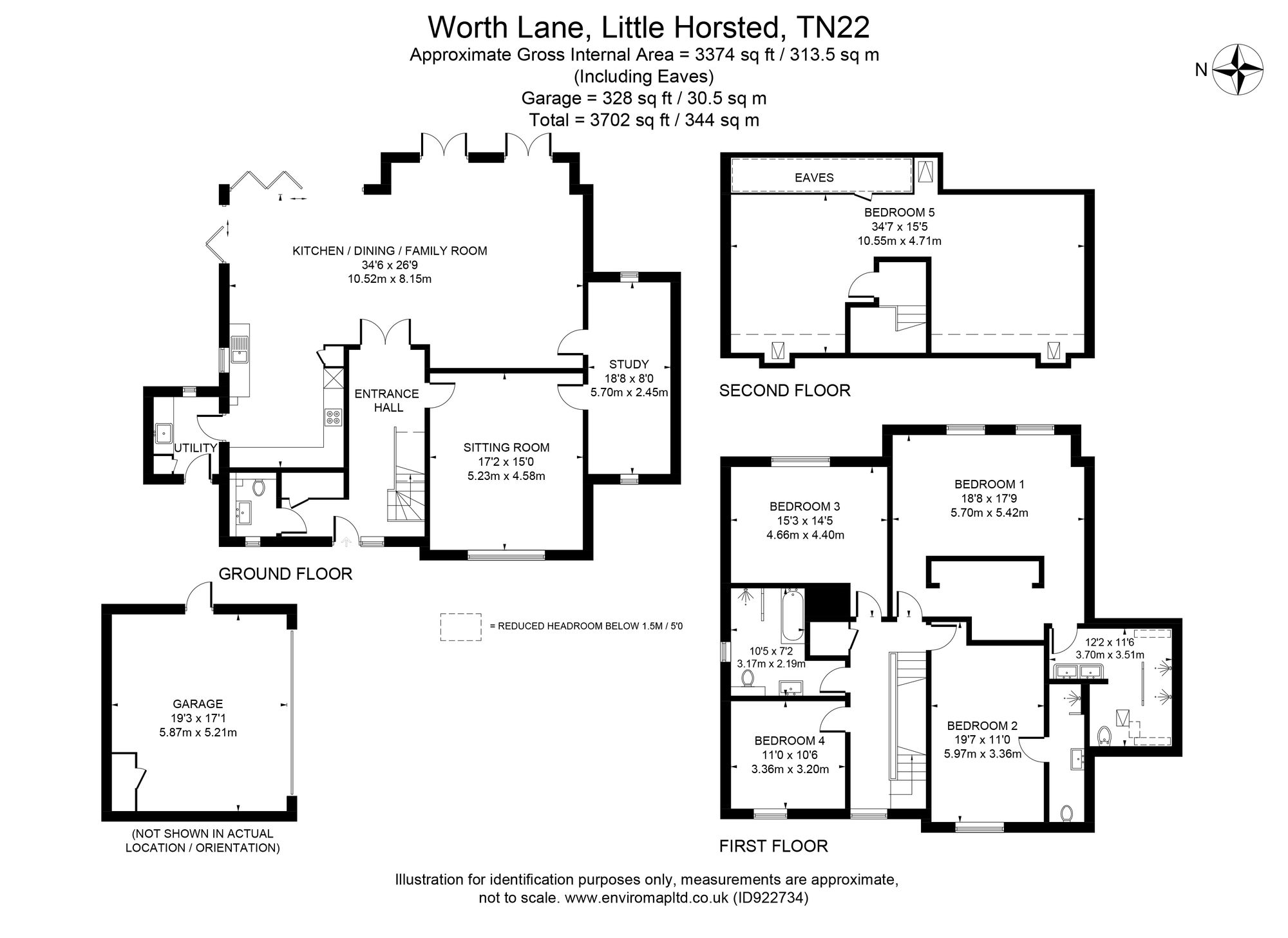 5a Worth Lane, Uckfield floorplan