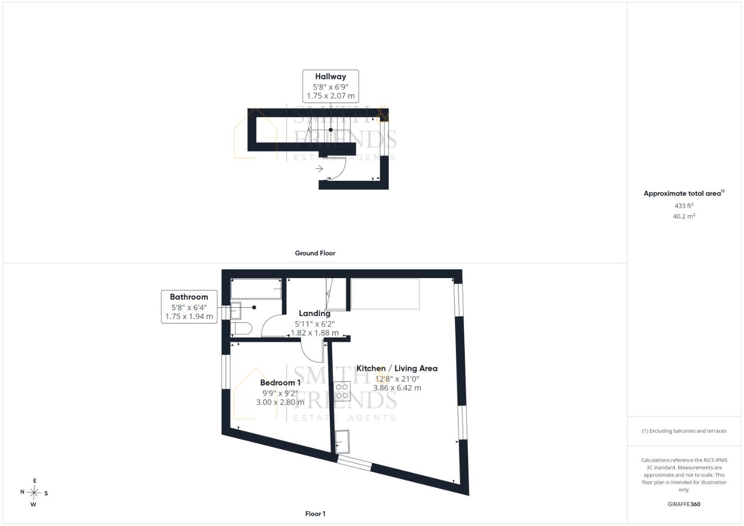 3 Diamond Court, Arthur Street, Darlington floorplan