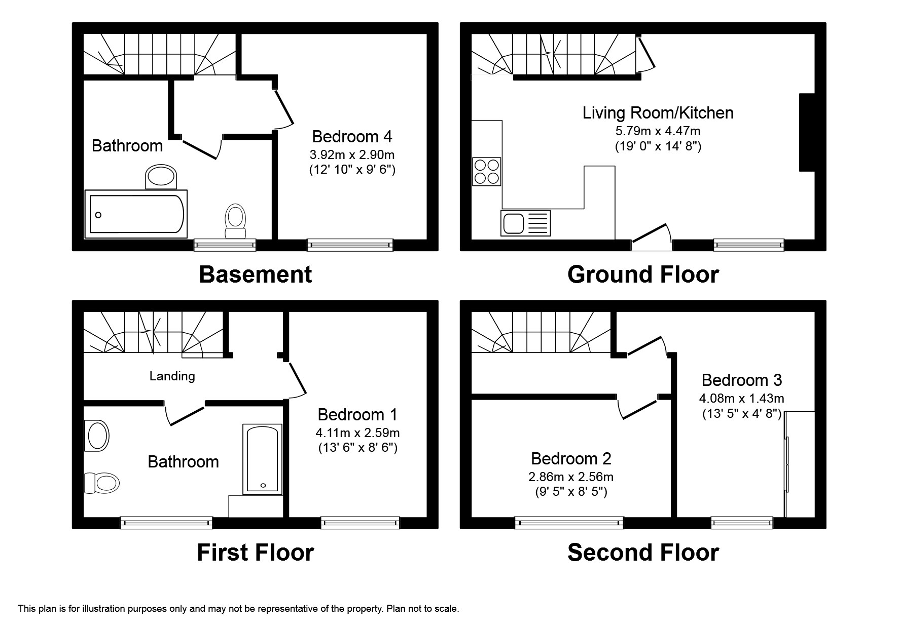 4 Bedrooms Terraced house to rent in Grimthorpe Place, Headingley, Leeds LS6