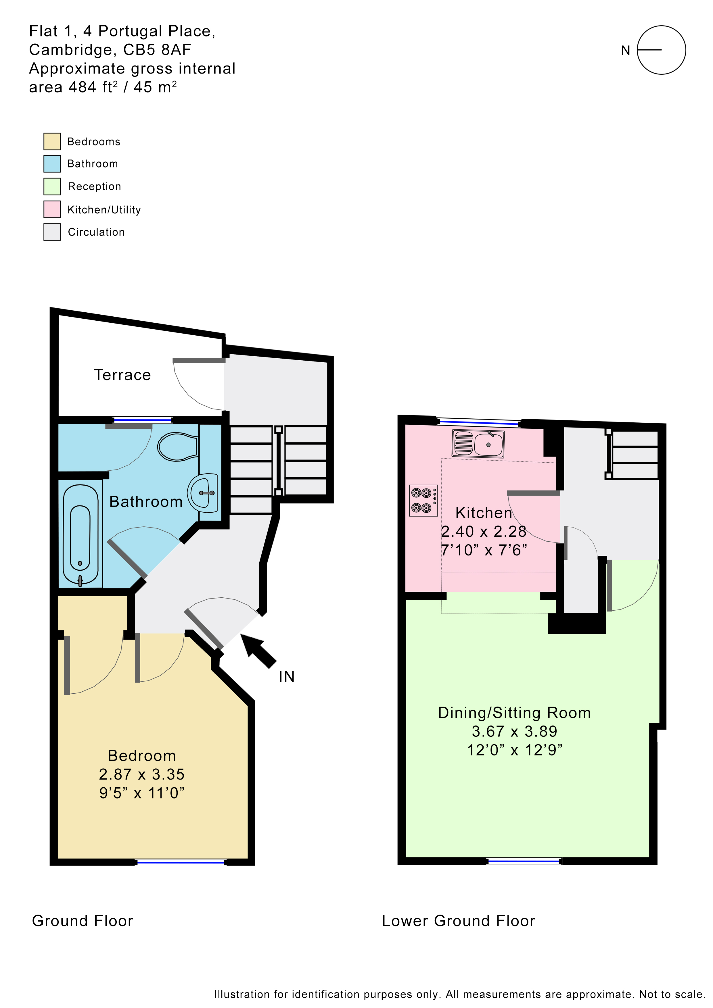 1 Bedrooms Maisonette to rent in Portugal Place, Cambridge CB5