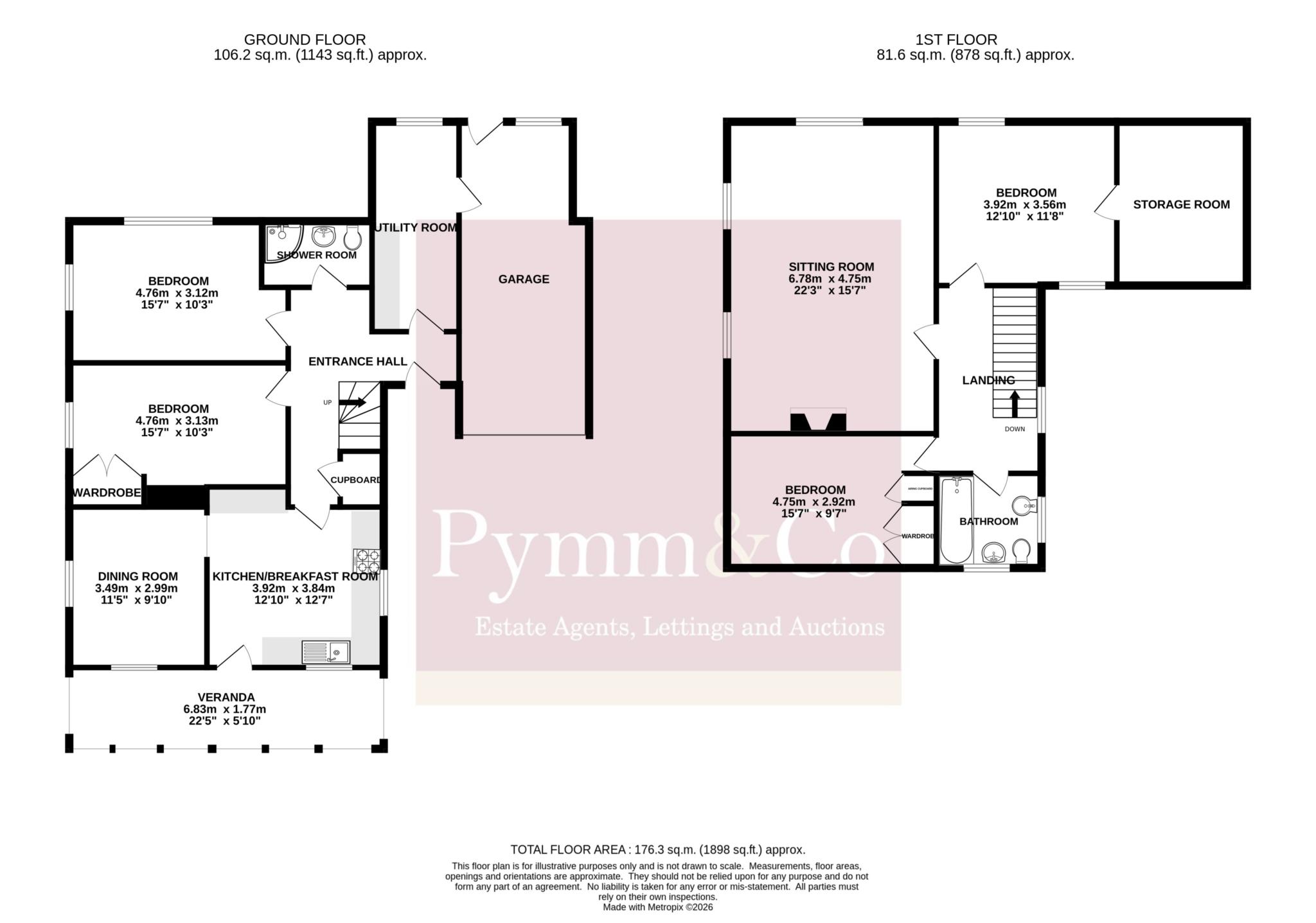 Crows Nest, Back Lane, Holt floorplan