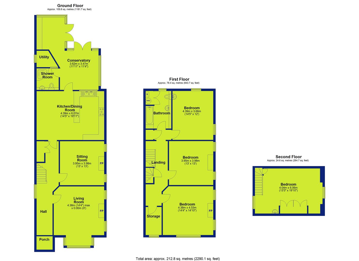 62, Loughborough Road, Nottingham floorplan