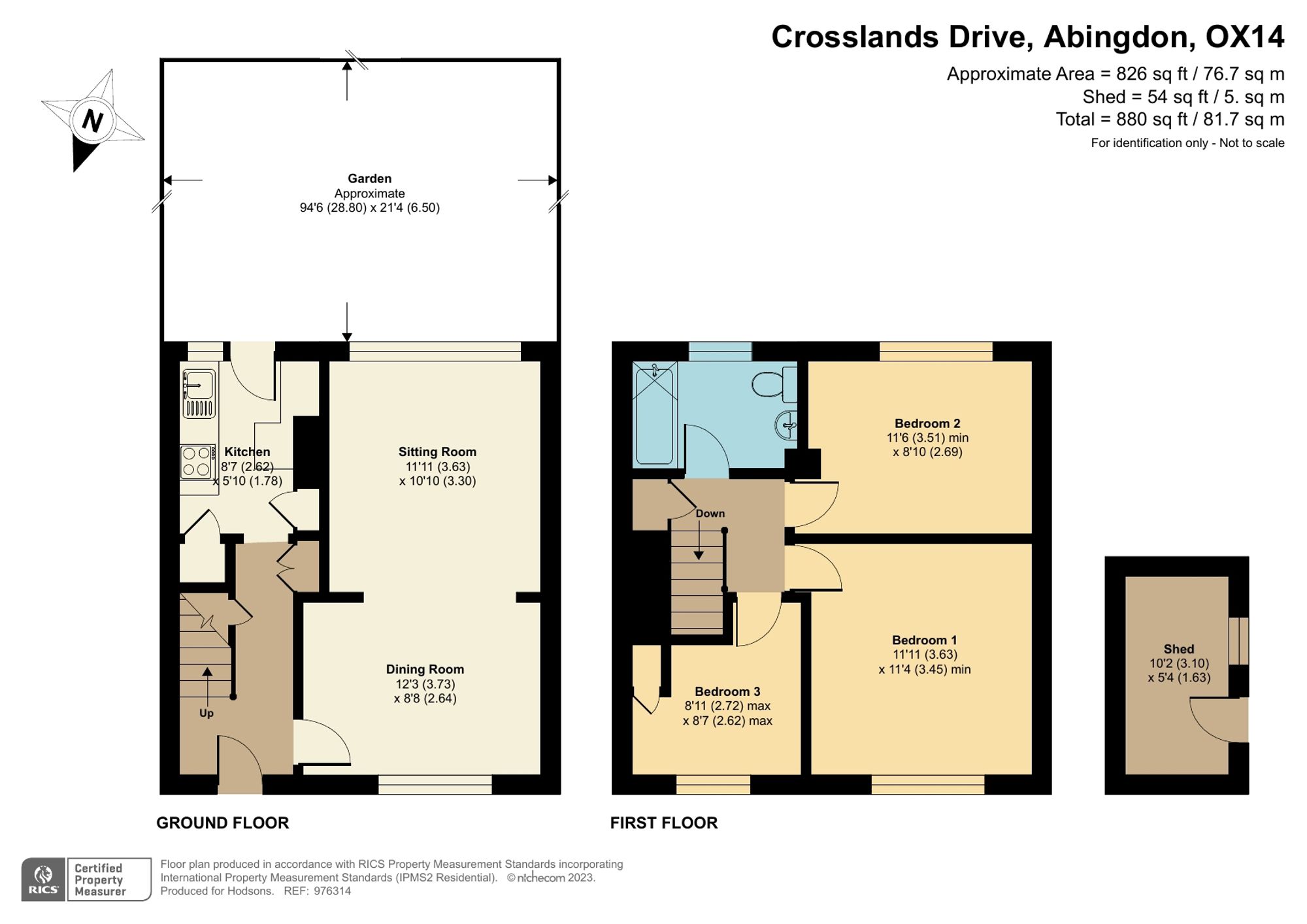 49 Crosslands Drive, Abingdon floorplan