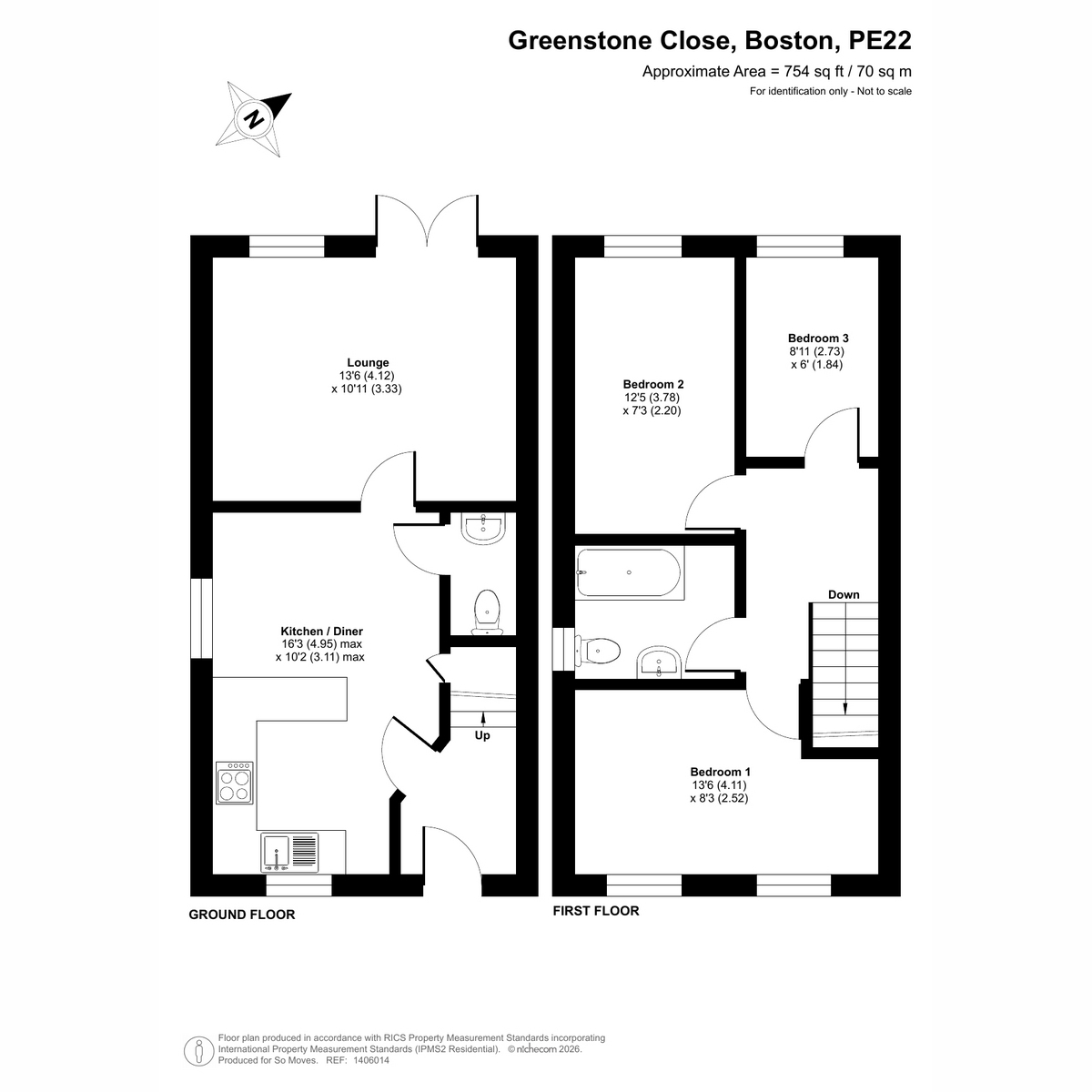 2, Greenstone Close, Mareham-le-Fen floorplan
