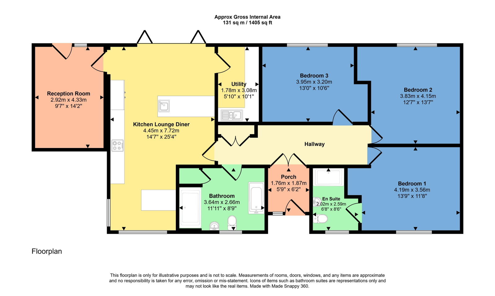 Mosside, Lime Road, Workington floorplan