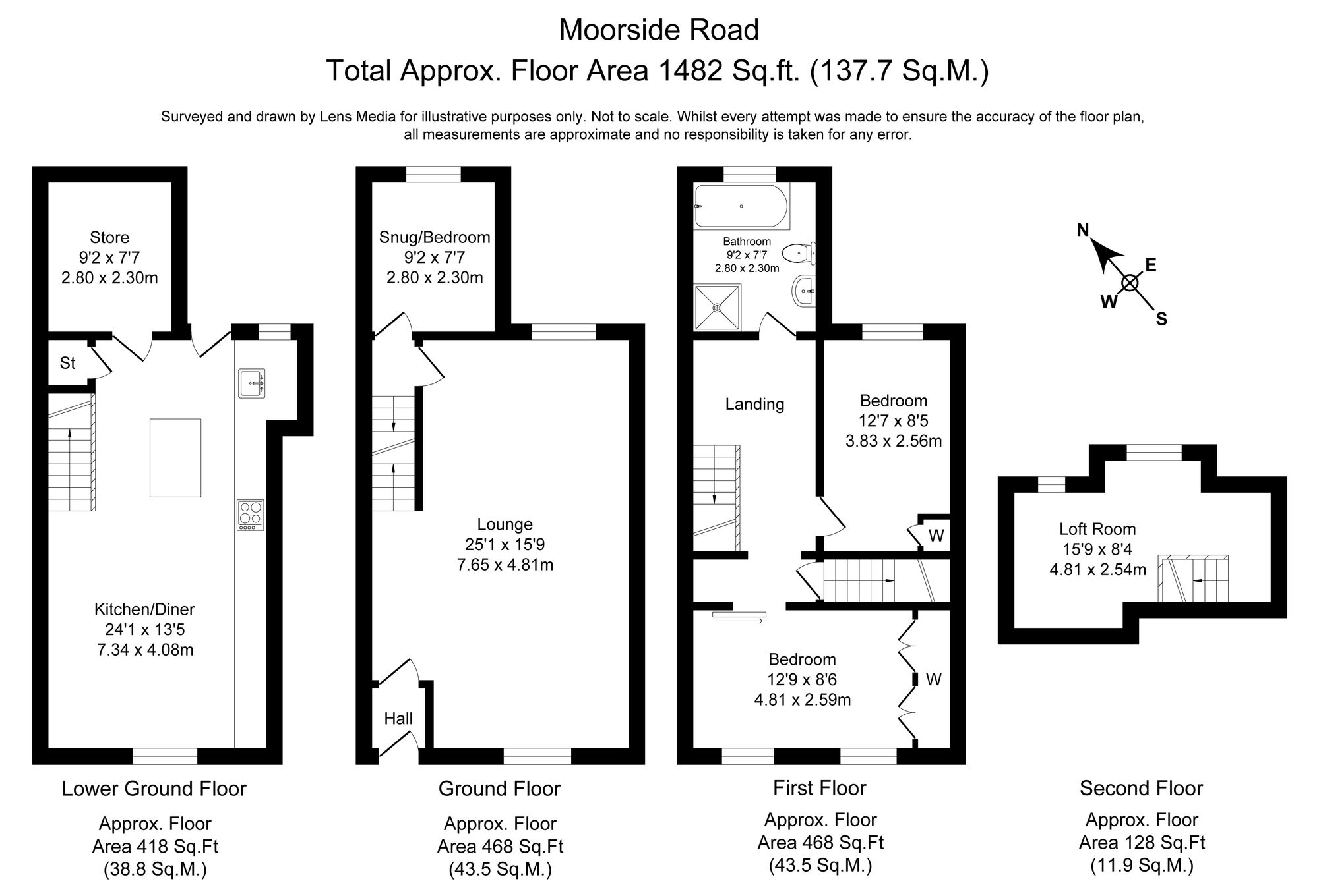 28 Moorside Road, Manchester floorplan