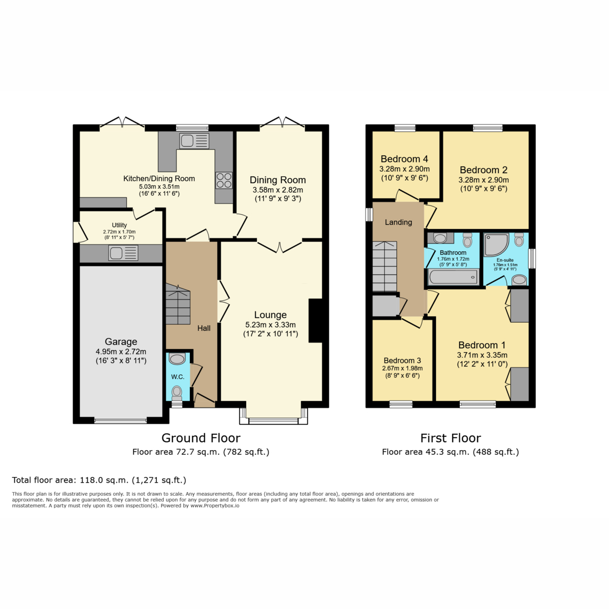 1, Cobbett Road, Thorpe Astley floorplan