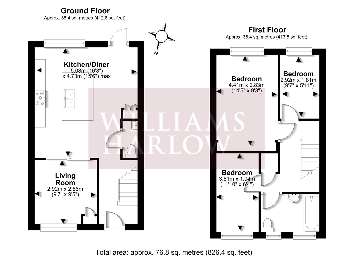 Lakers Rise, Banstead floorplan
