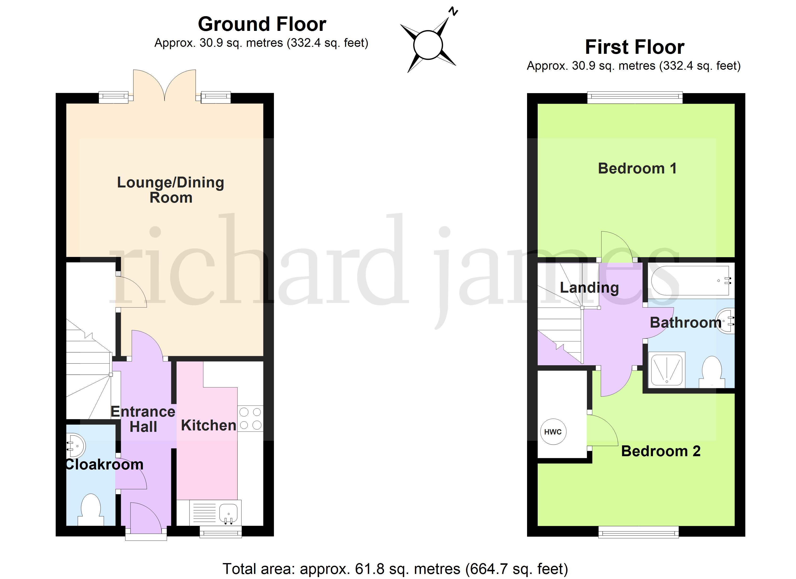 71, Tyne Way, Rushden floorplan