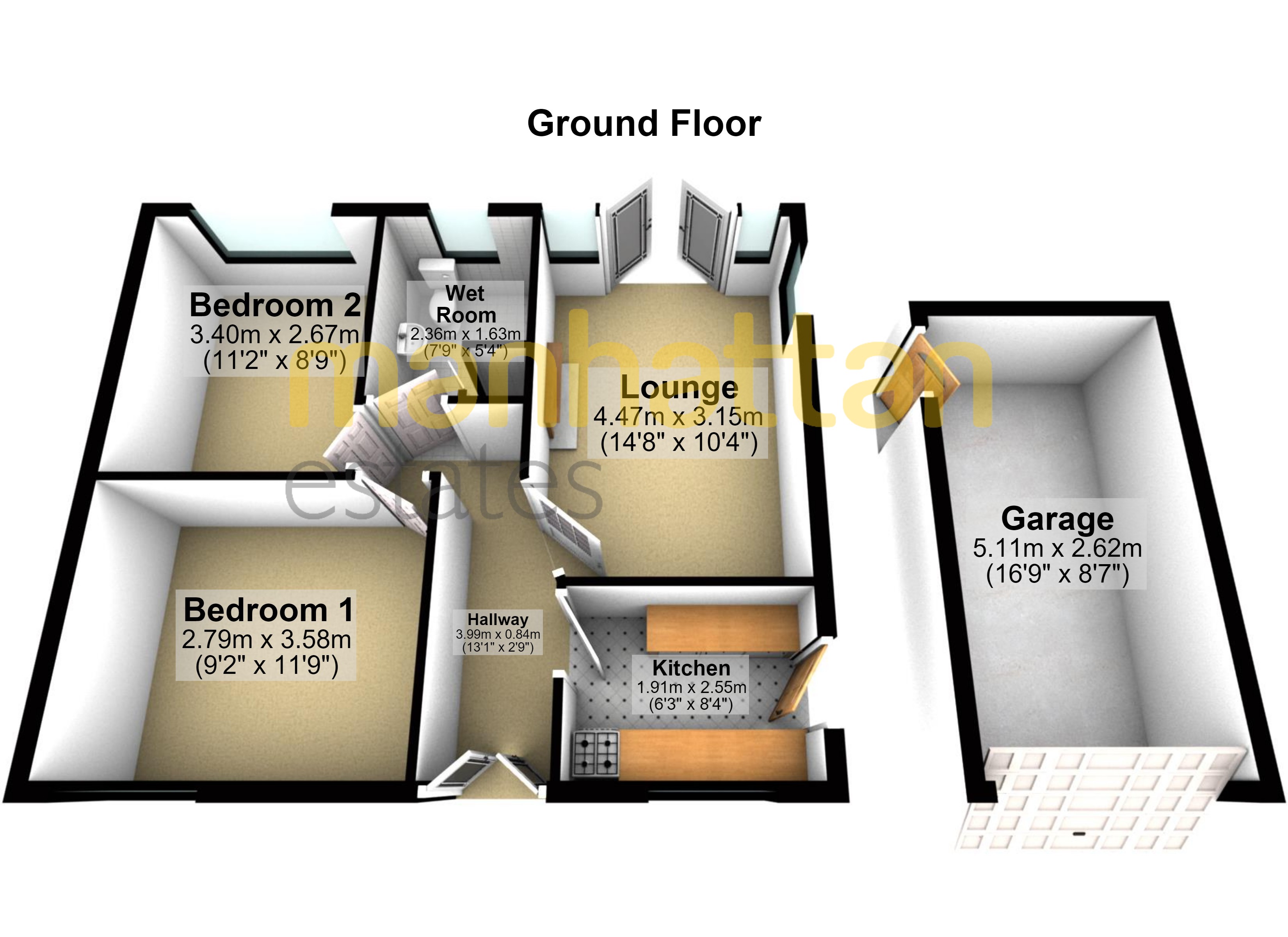 19, Thorns Close, Bolton floorplan