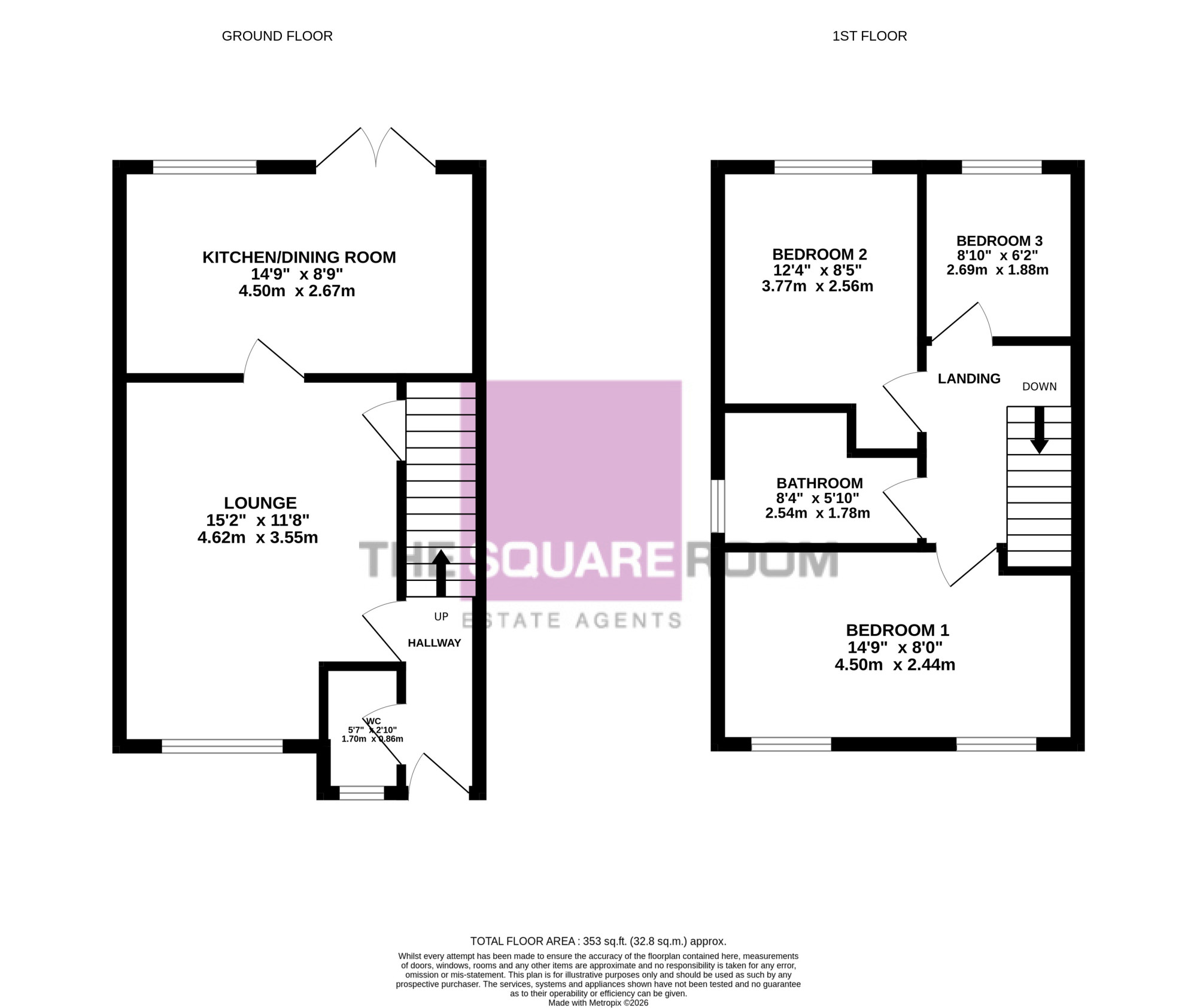 Romney Close, Thornton floorplan