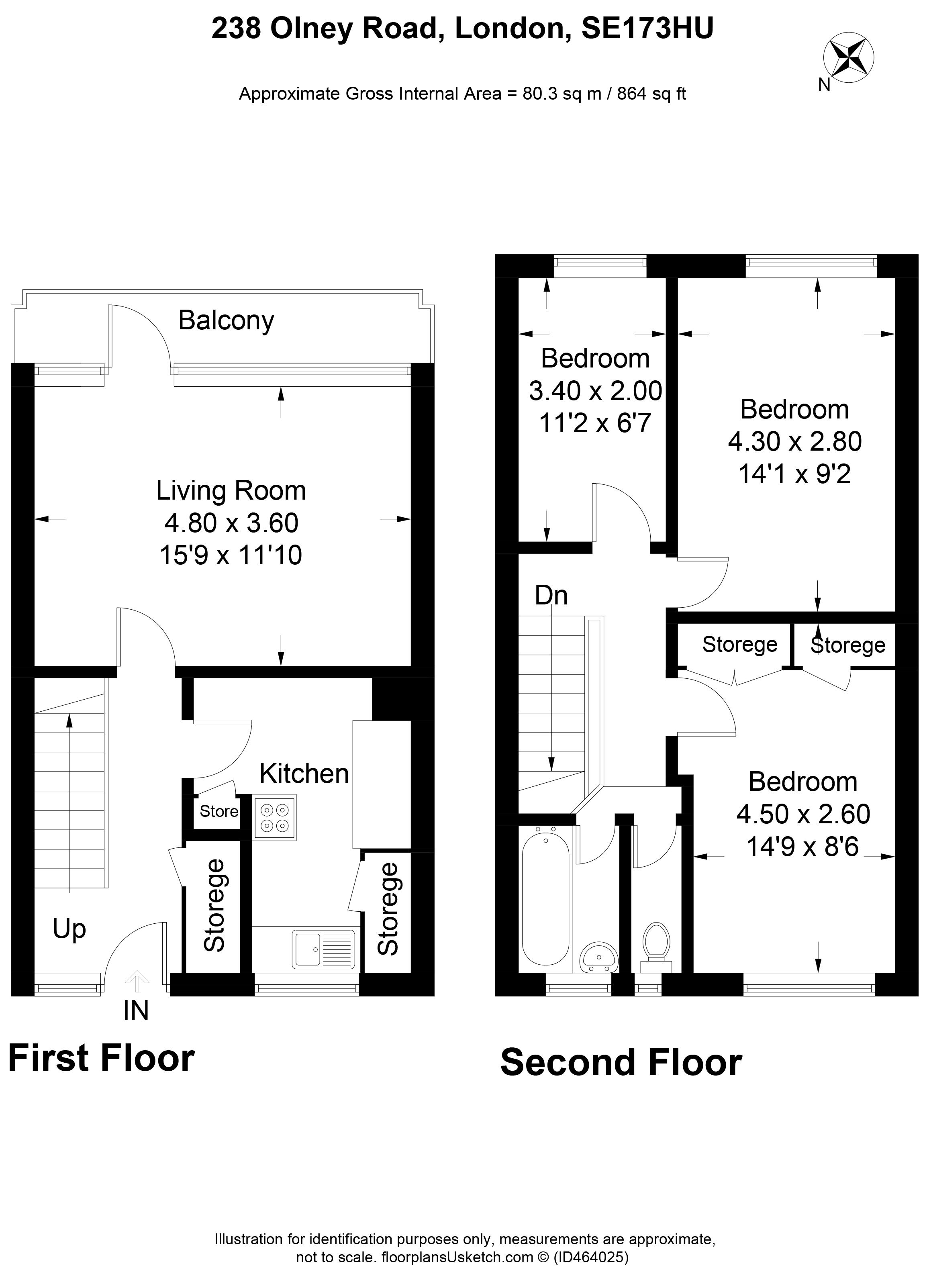 3 Bedrooms Maisonette to rent in Olney Road, London SE17