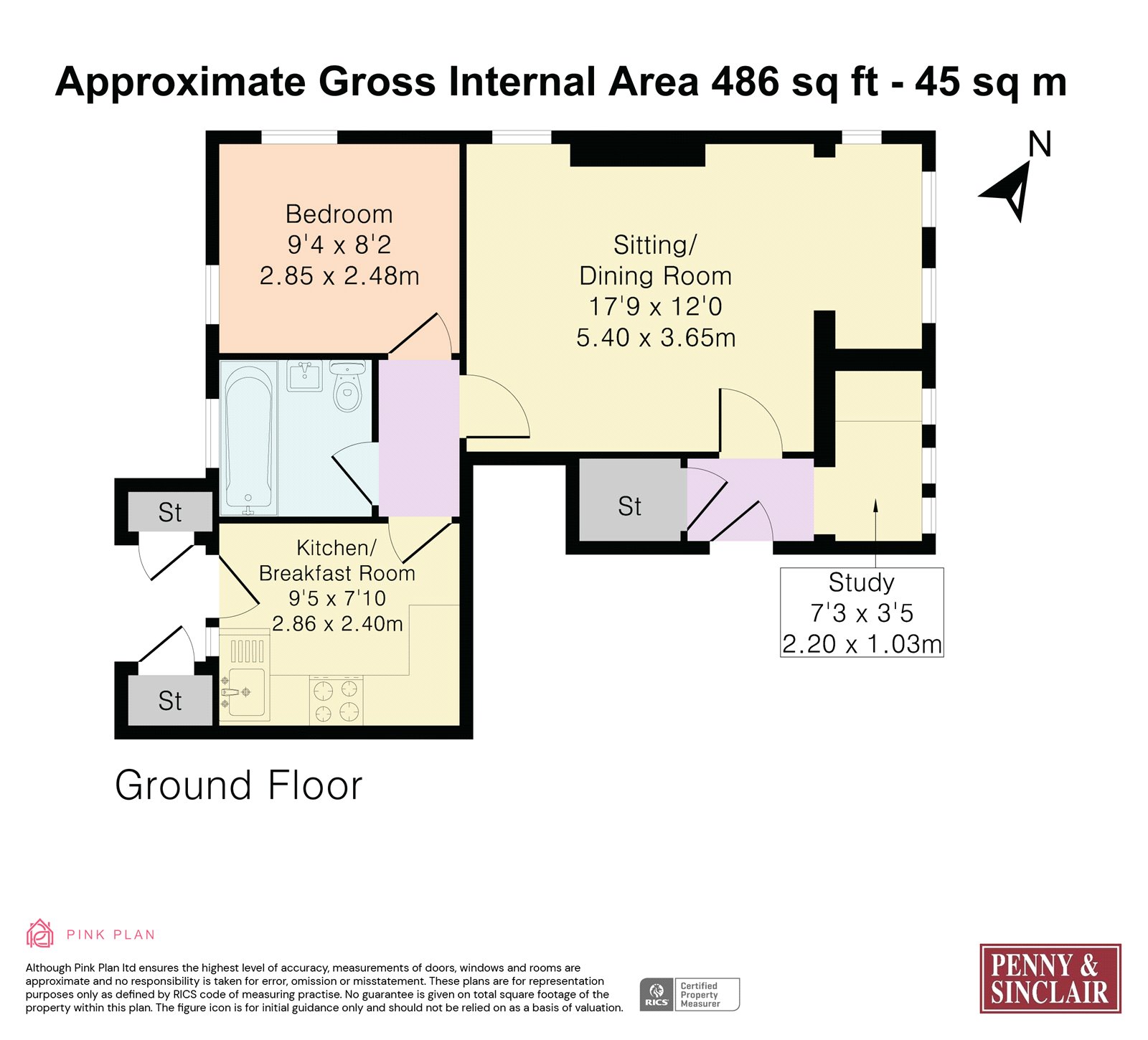 Flat 2, 353, Woodstock Road, Oxfordshire floorplan