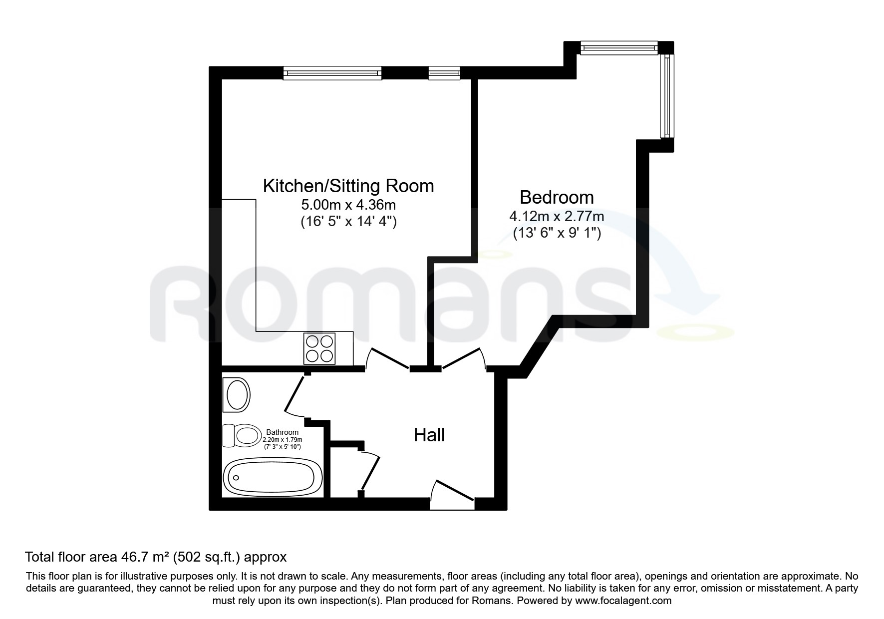 14, Clifton House, Bracknell floorplan