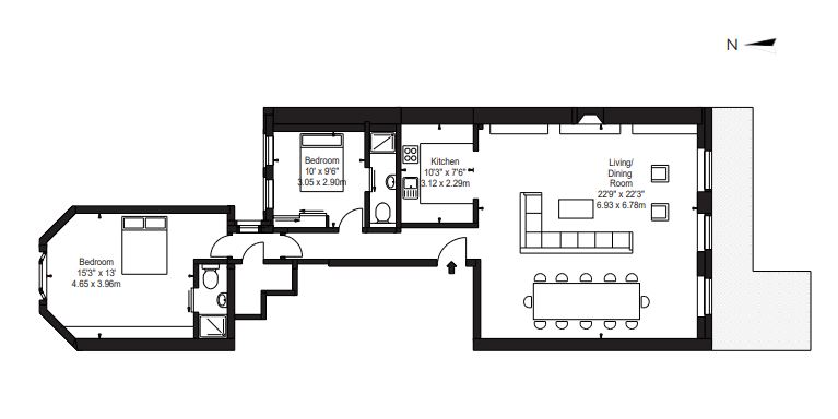 2 Bedrooms Flat to rent in Southwell Gardens, London SW7