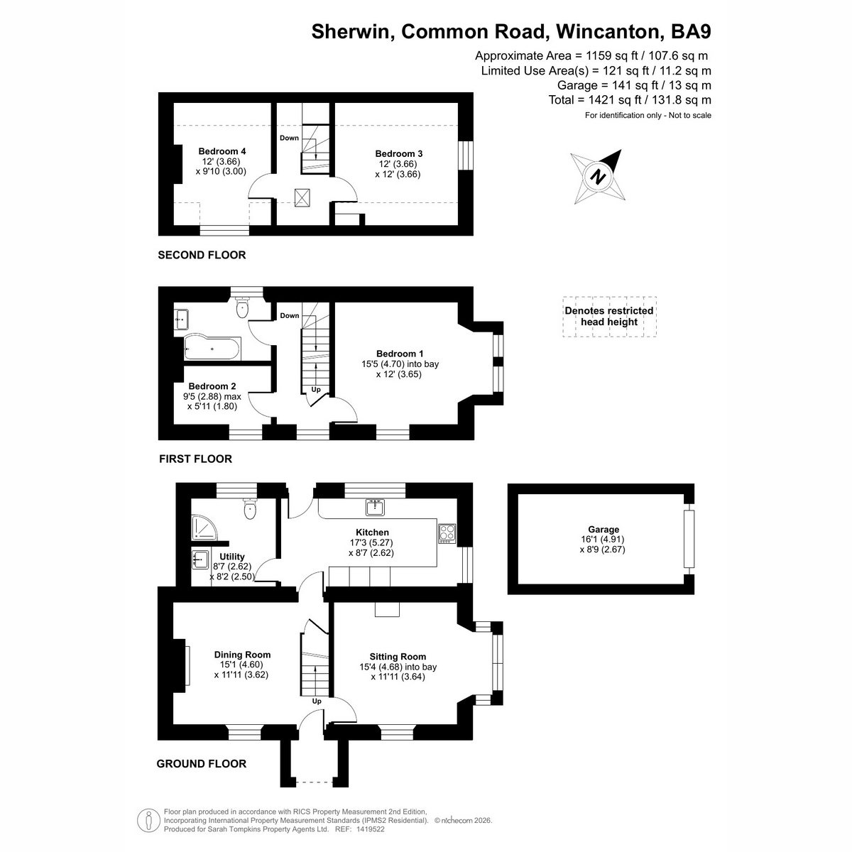 1, Sherwin, Common Road, Wincanton floorplan