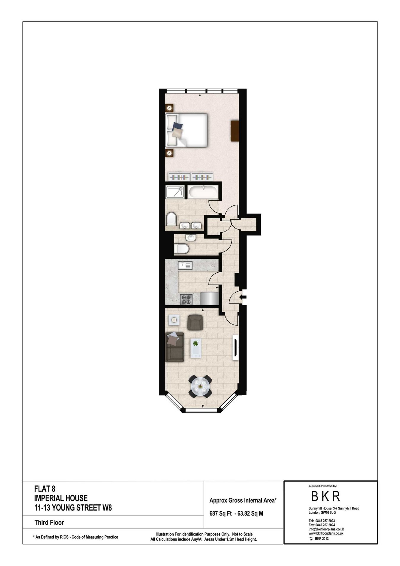Imperial House, Young Street, London W8, London floorplan