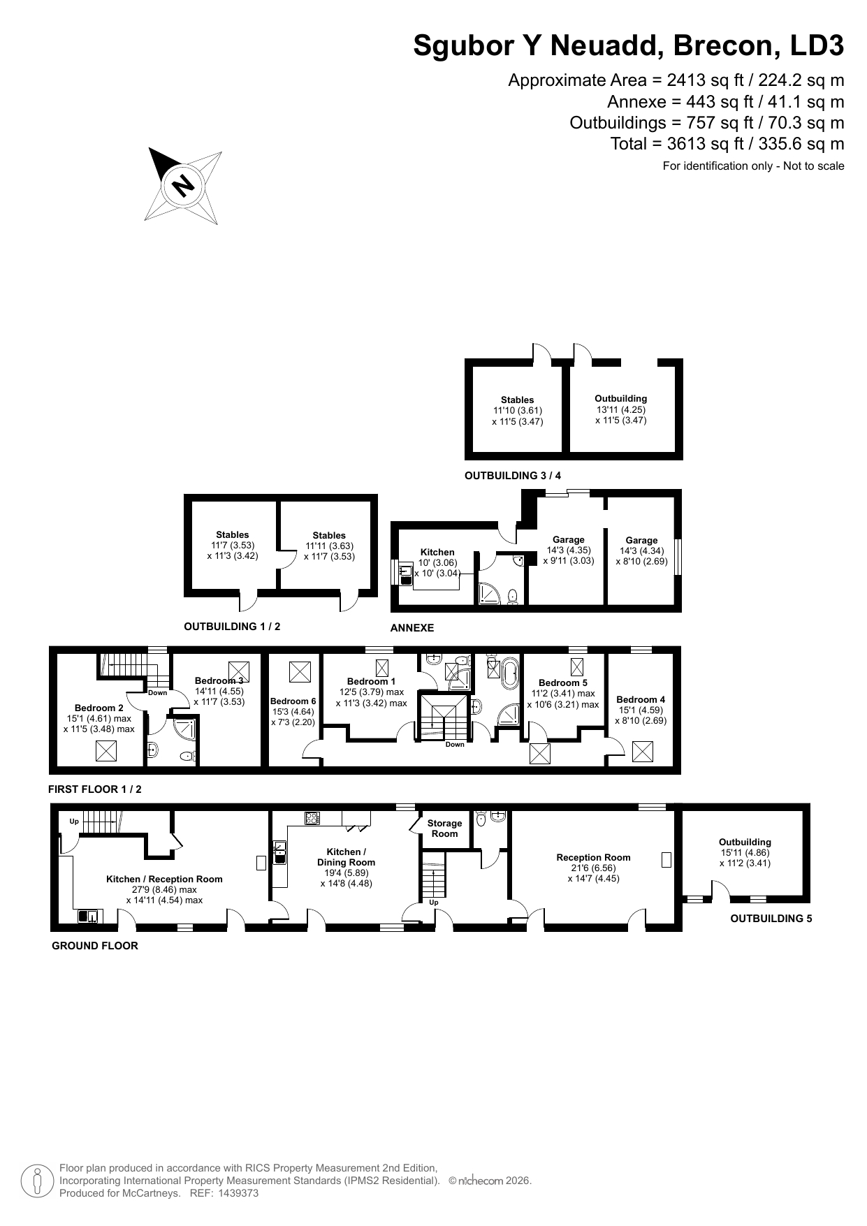 Sgubor Y Neuadd,, Cwmcamlais, Powys floorplan