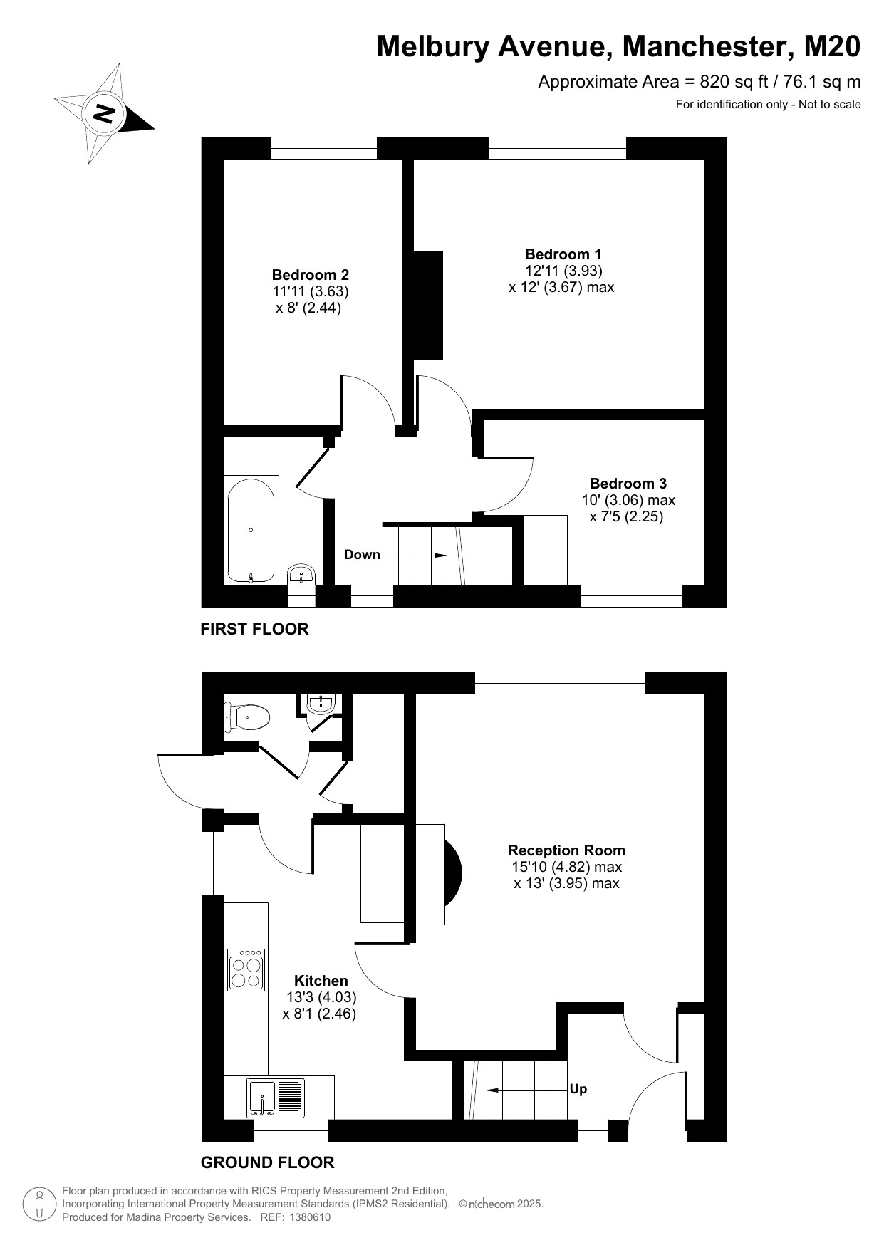 13, Melbury Avenue, Manchester floorplan