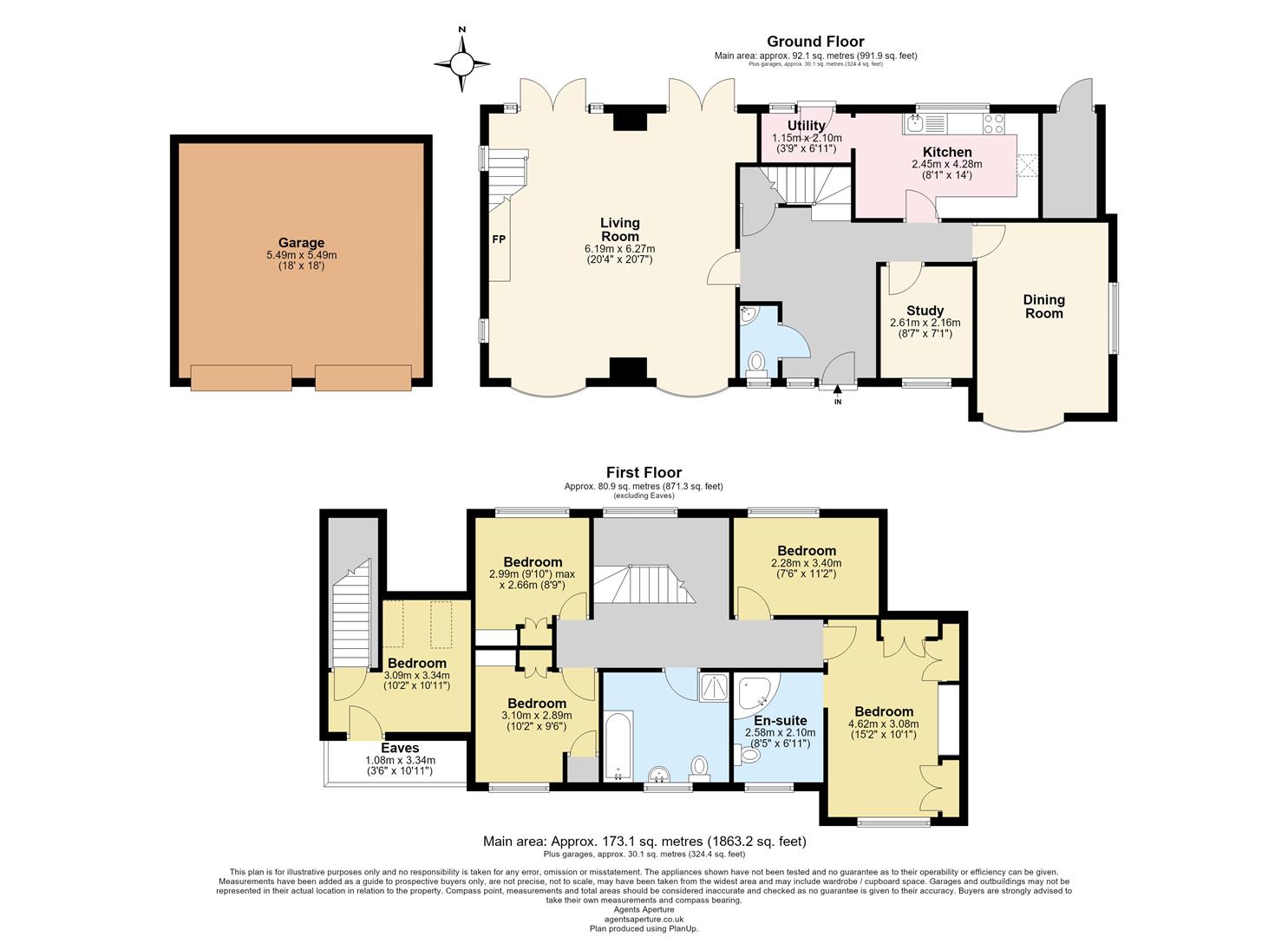 Woodbury Lodge, Church Road, Hartley floorplan