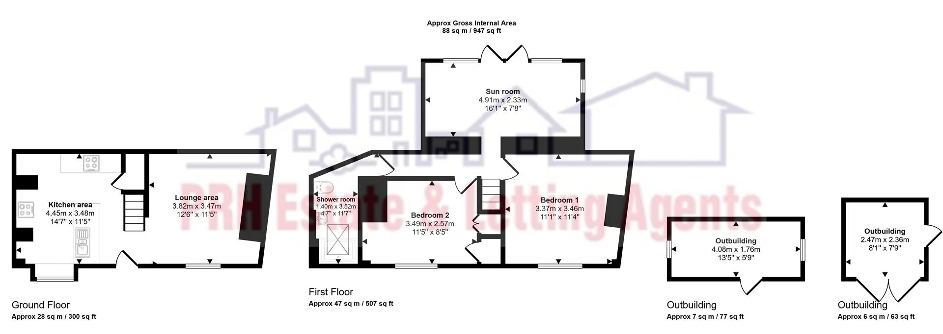 Rose Cottage, Germoe Lane, Germoe floorplan