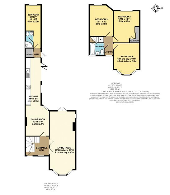 20, Cornwall Road, St Albans floorplan