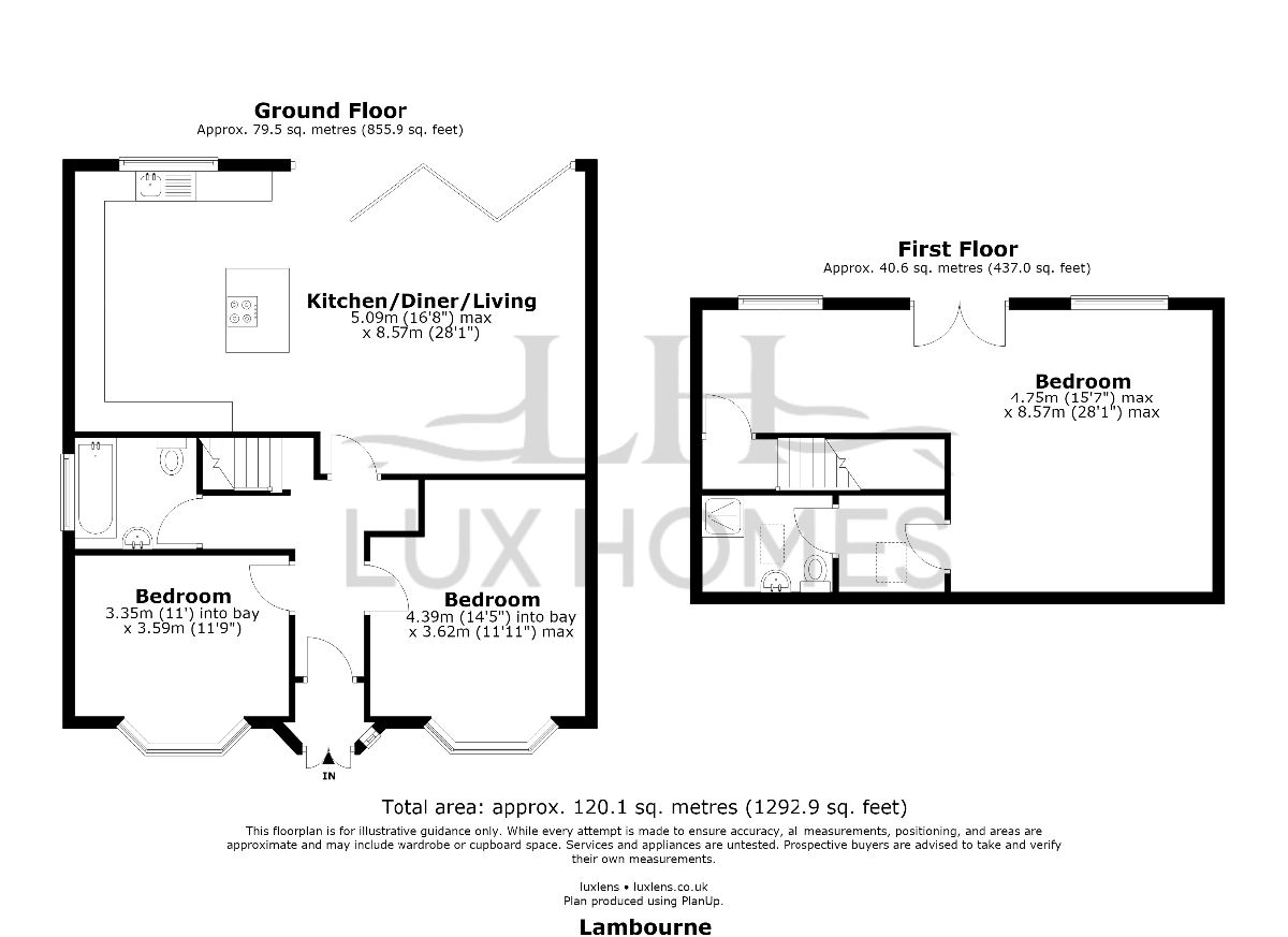 28 Lambourne Gardens, Hornchurch floorplan