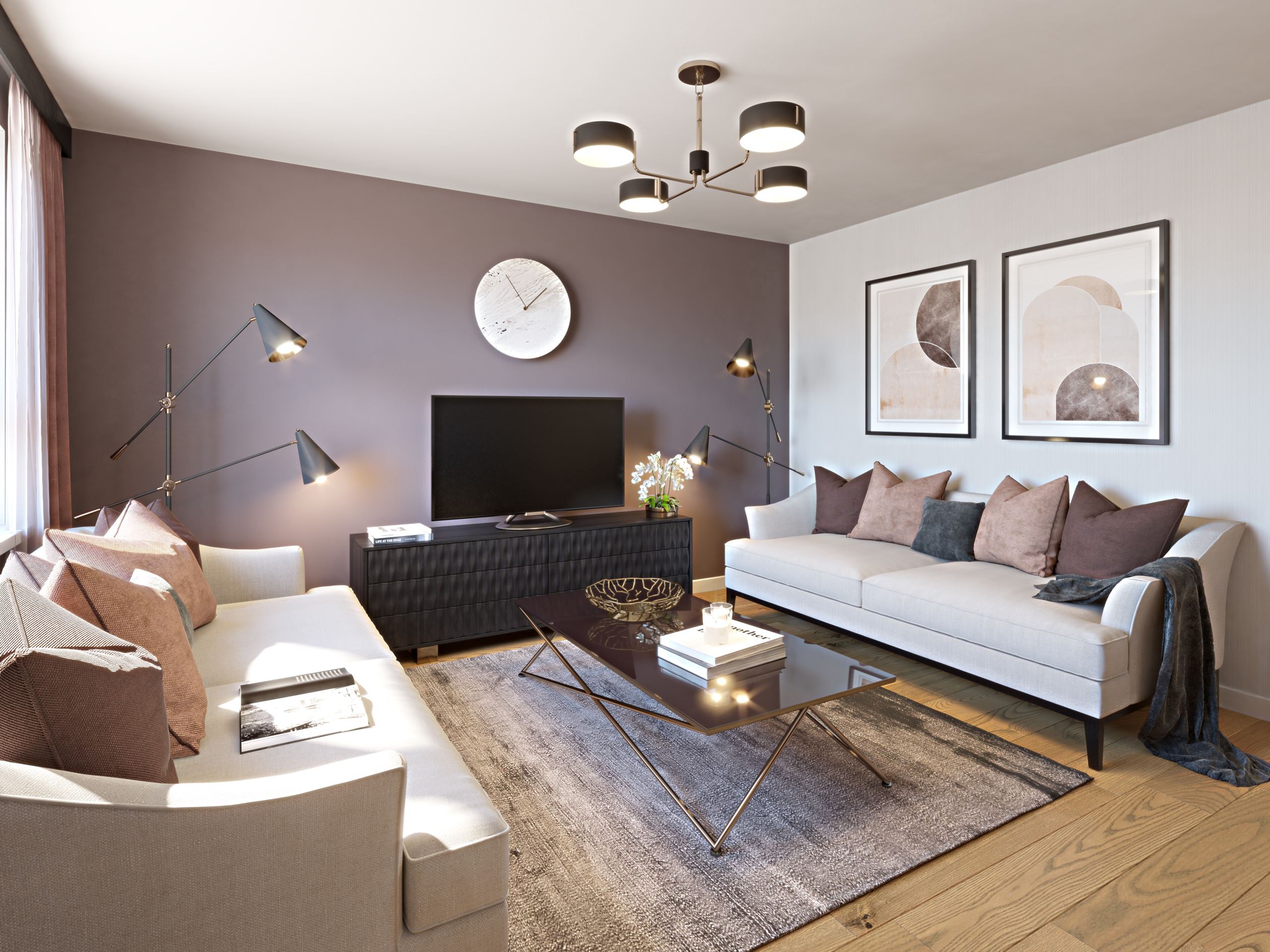 Inside View Of The Lounge. The Ellerton. 3 Bedroom Home.