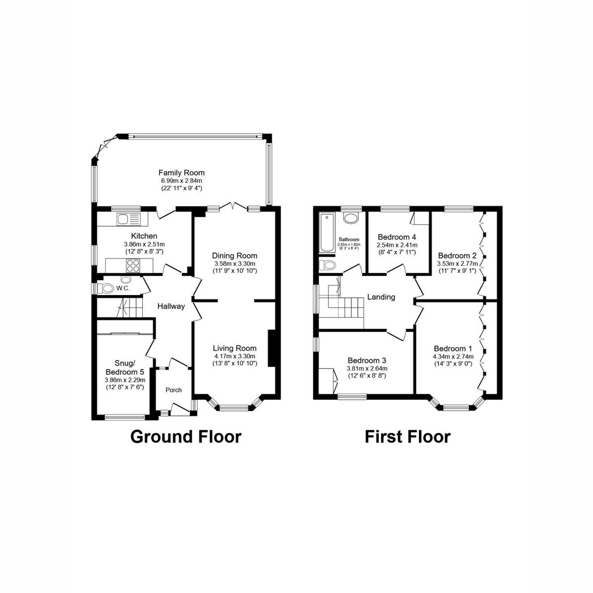 49, Warners End Road, Herts floorplan