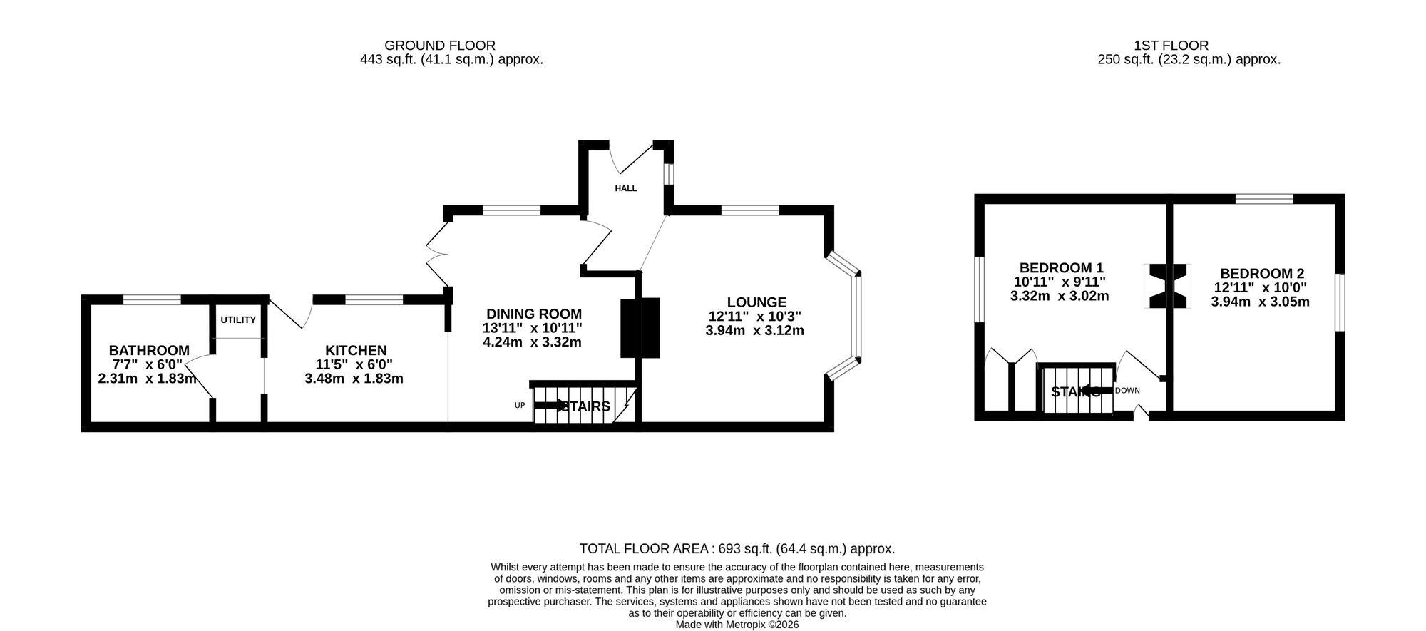 142 Main Road, Crewe floorplan