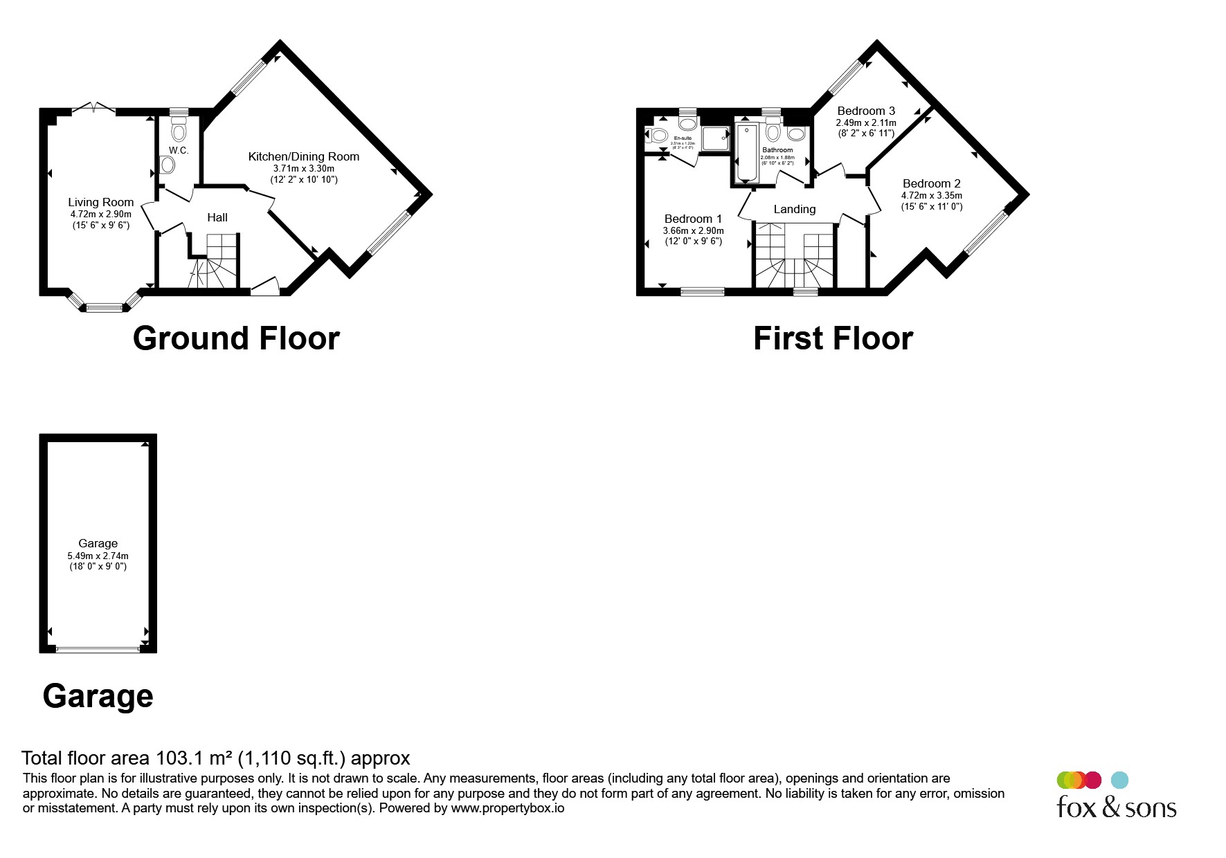 2, Douglass Walk, Hailsham floorplan